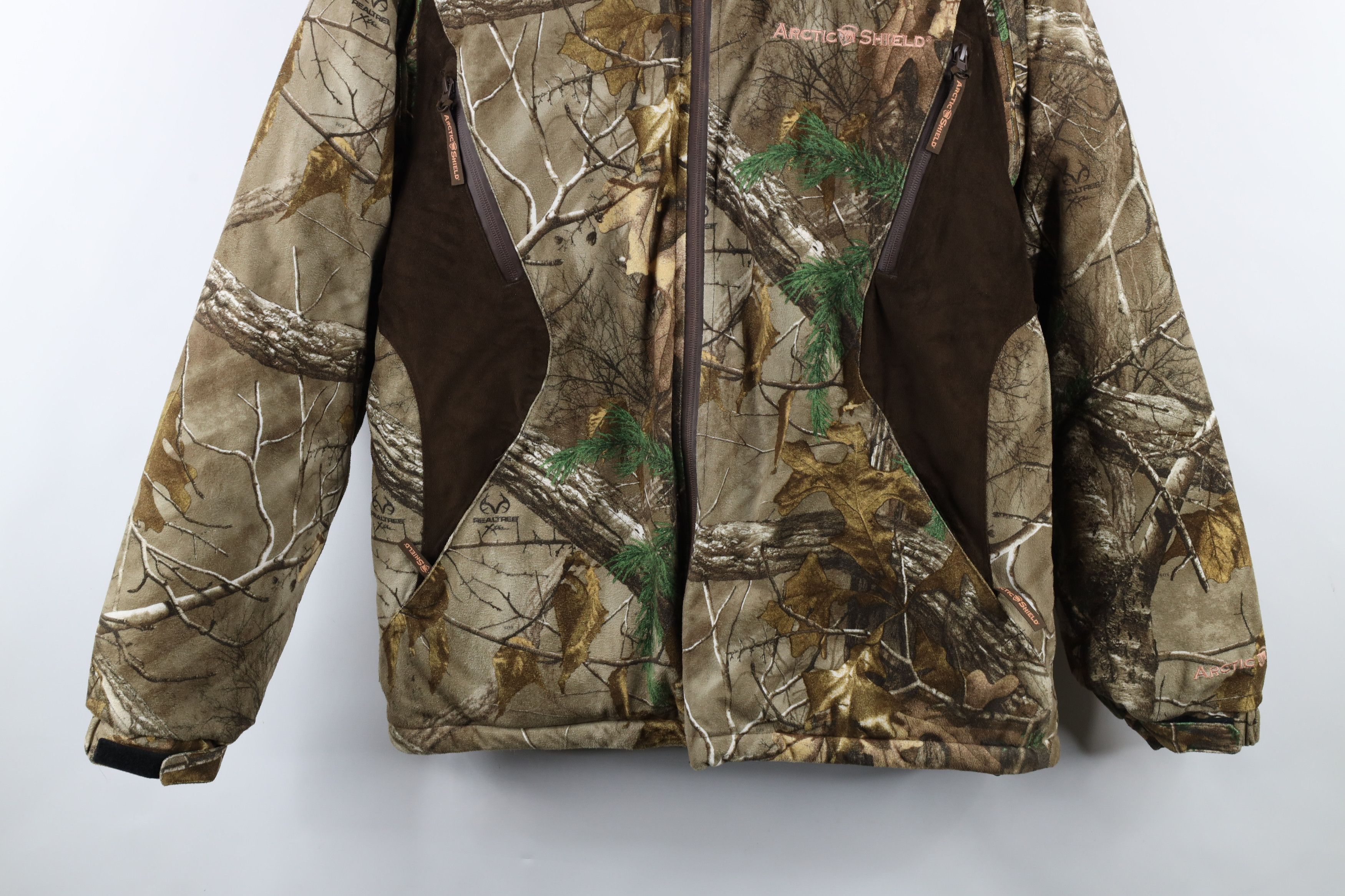 Vintage Vintage Y2K Streetwear Camouflage Hooded Puffer Jacket Size L / US 10 / IT 46 - 3 Thumbnail