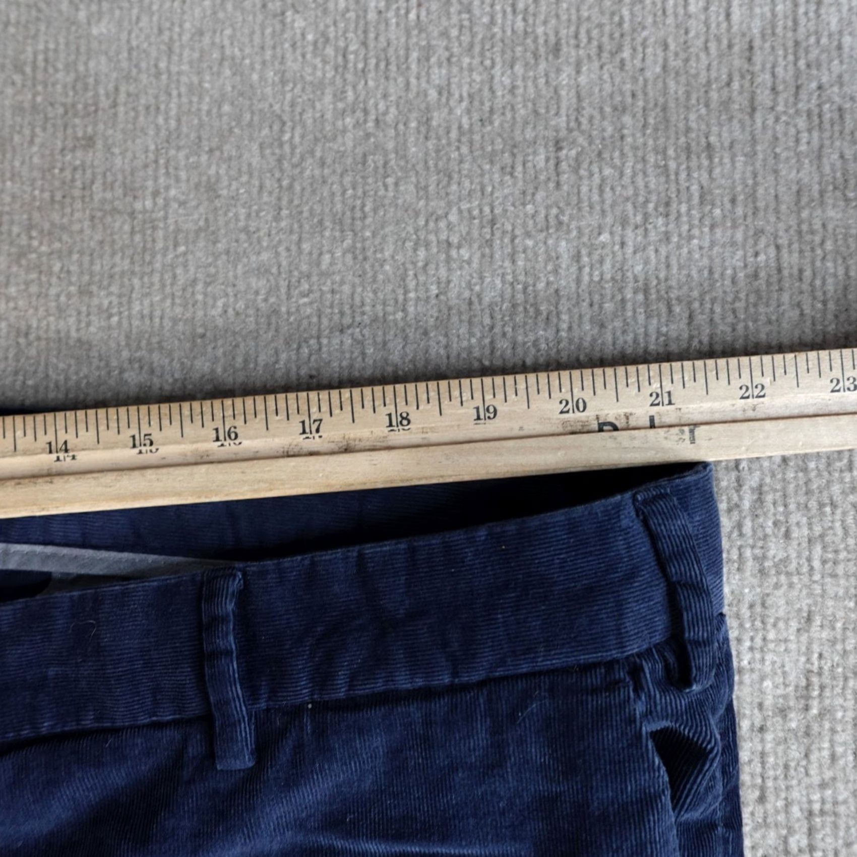 Peter Millar Peter Millar Pants 44 x 32 Blue Corduroy Flat Front Chino Regular Men Tailored Fit MF24XB73 Size US 44 / EU 60 - 5 Thumbnail