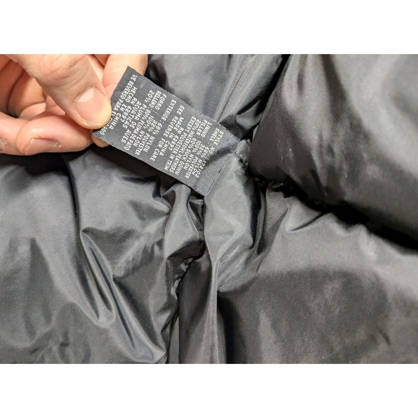 Vintage VINTAGE First Down Parka Jacket Mens Medium Gray Goose Down Hiking Gorpcore Y2K Size US M / EU 48-50 / 2 - 6 Thumbnail