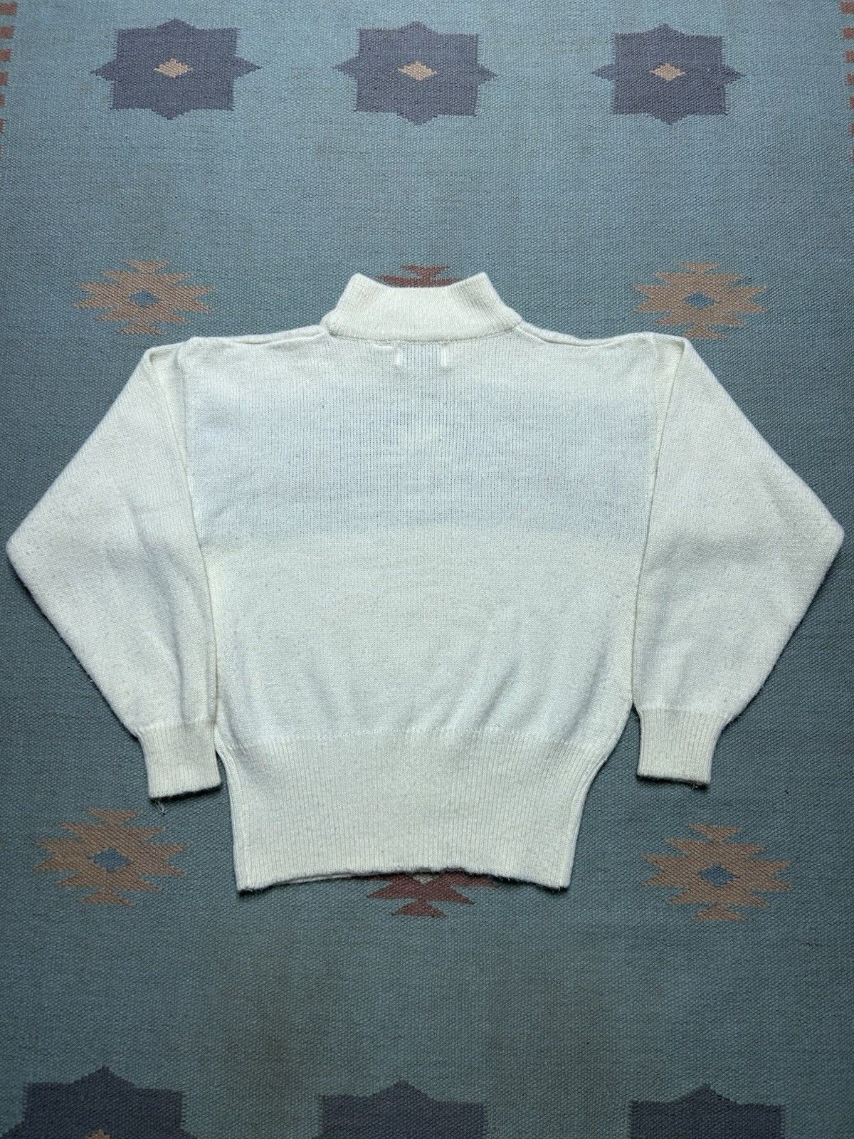Vintage 80s knit sweater acrylic blend flowers floral cute soft L Size L / US 10 / IT 46 - 5 Thumbnail