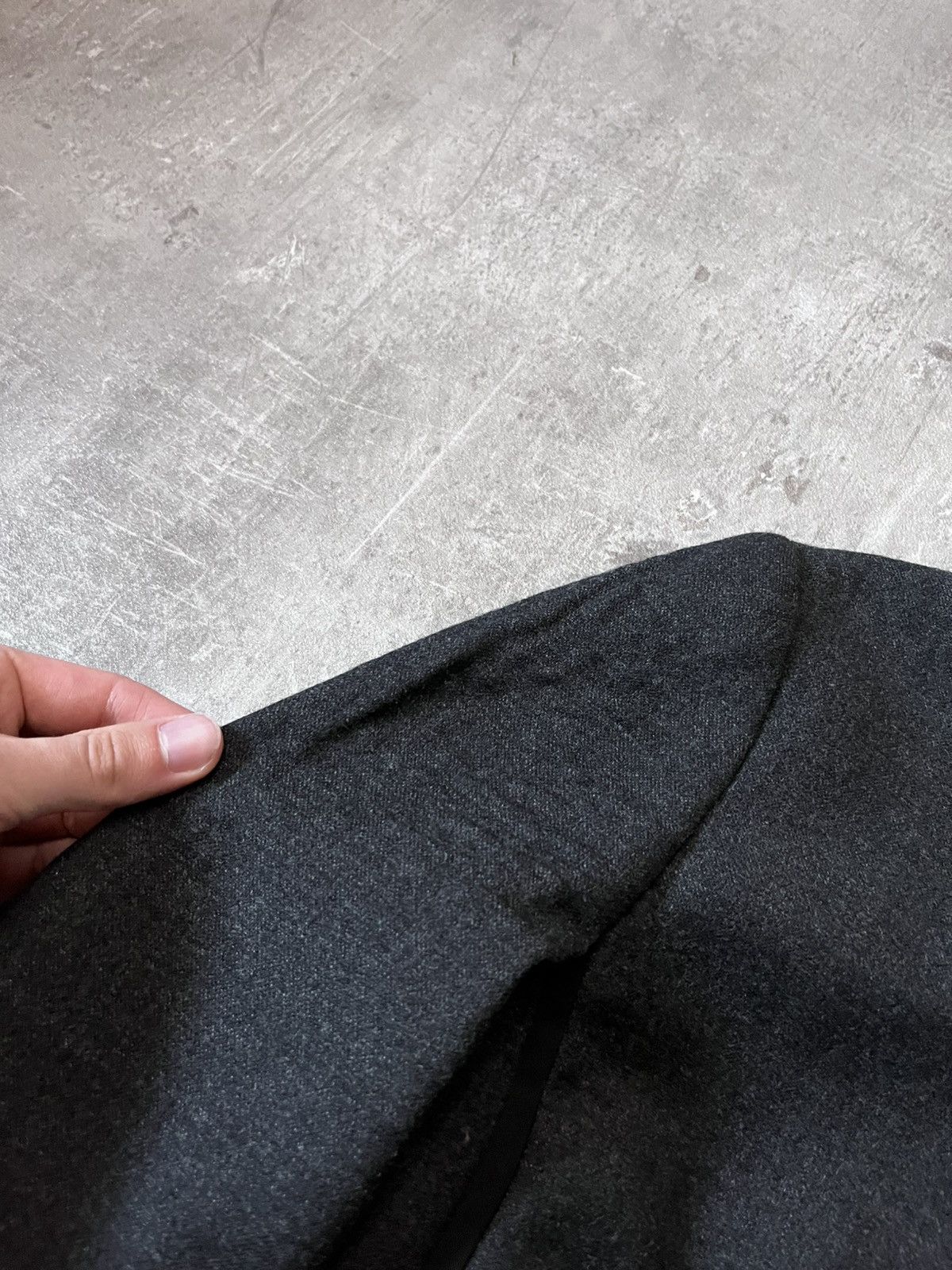 Prada Prada Vintage women wool coat nylon grey 90s Size M / US 6-8 / IT 42-44 - 5 Thumbnail