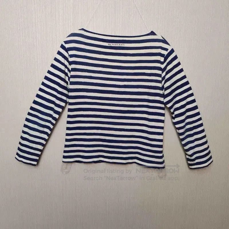 Burberry Burberry Blue Striped Cotton T-Shirt. Size XXS / US 00 / IT 34 - 2 Thumbnail