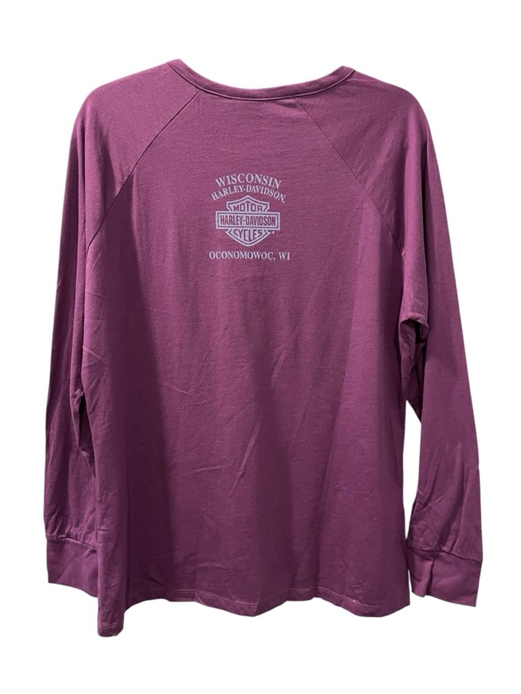 Harley Davidson Harley Davidson NWT Instill Life Henley Purple Shirt Sz 2XL Size XXL / US 16-18 / IT 52-54 - 5 Thumbnail