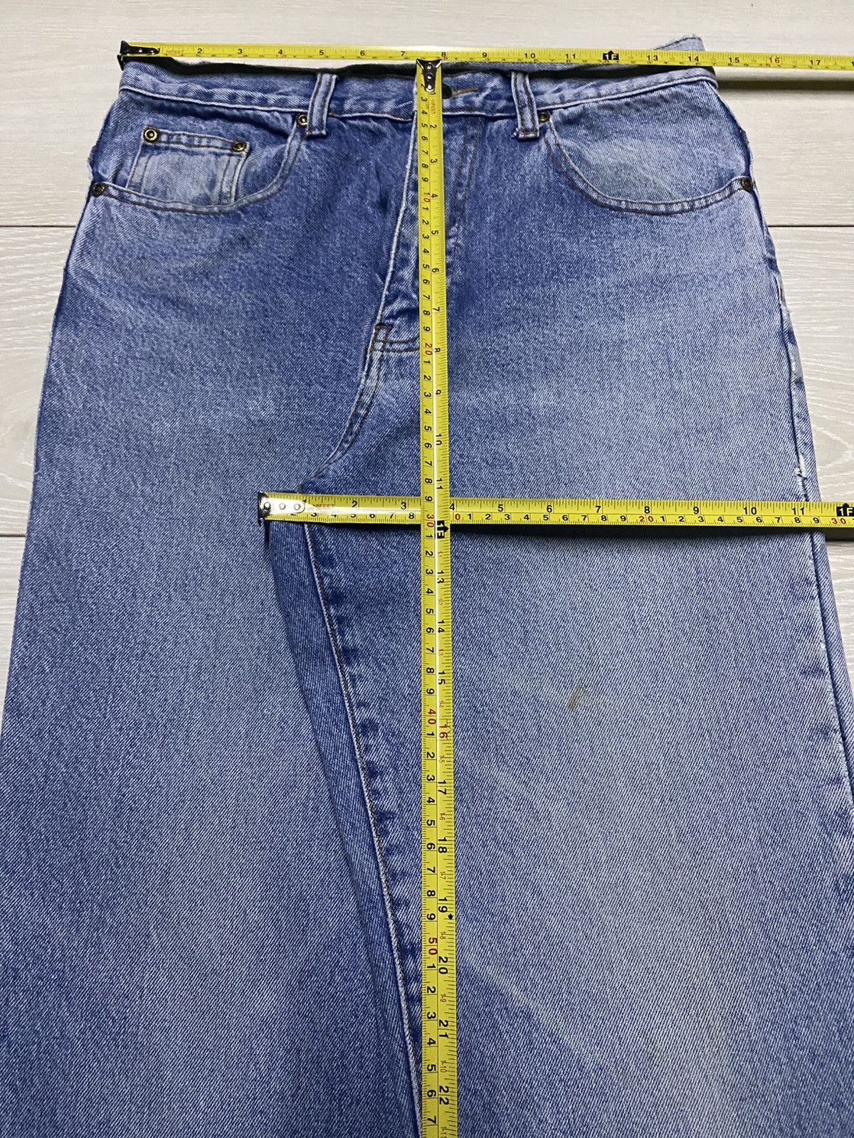 Japanese Brand Vintage Leyton House Blue Wash Relaxed Jeans Size US 28 / EU 44 - 11 Thumbnail