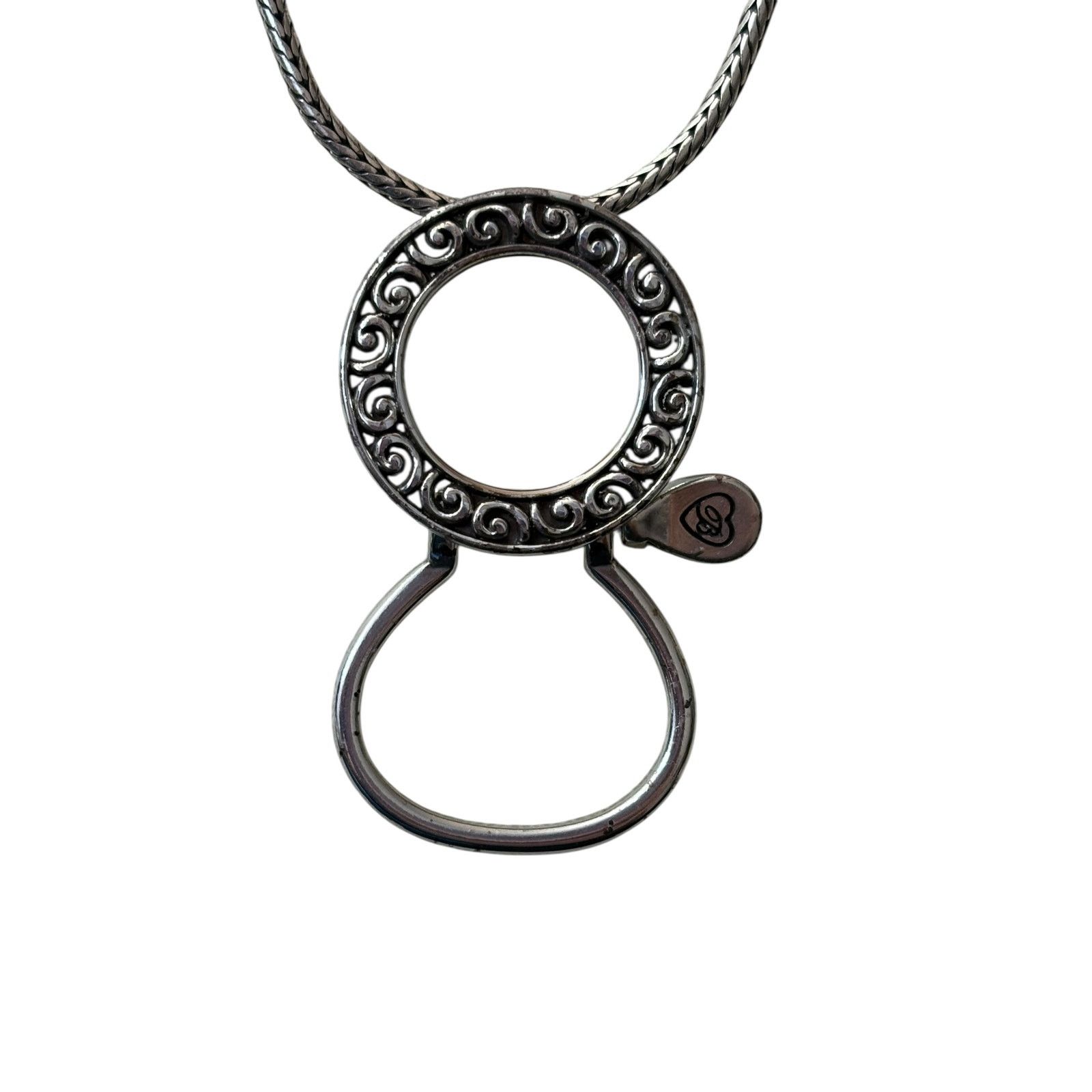 Brighton Brighton Long Necklace Scroll Circle Pendant As Is Size ONE SIZE - 2 Thumbnail
