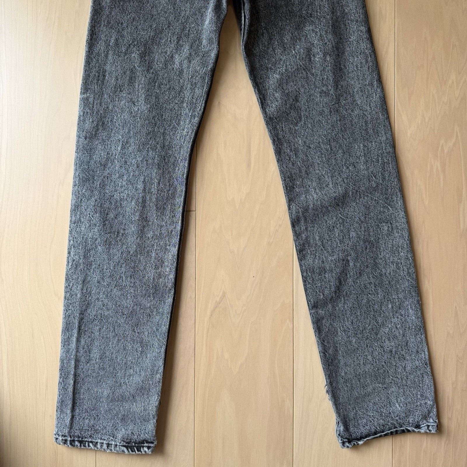Levi's × Vintage Vintage Levis 501 Jeans 29 Black Stone Wash 80s Denim USA Size US 29 - 7 Thumbnail