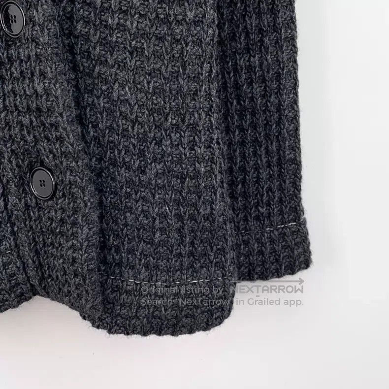 Maison Margiela Maison Margiela Dark gray knitted cardigan coat Size S / US 4 / IT 40 - 4 Thumbnail