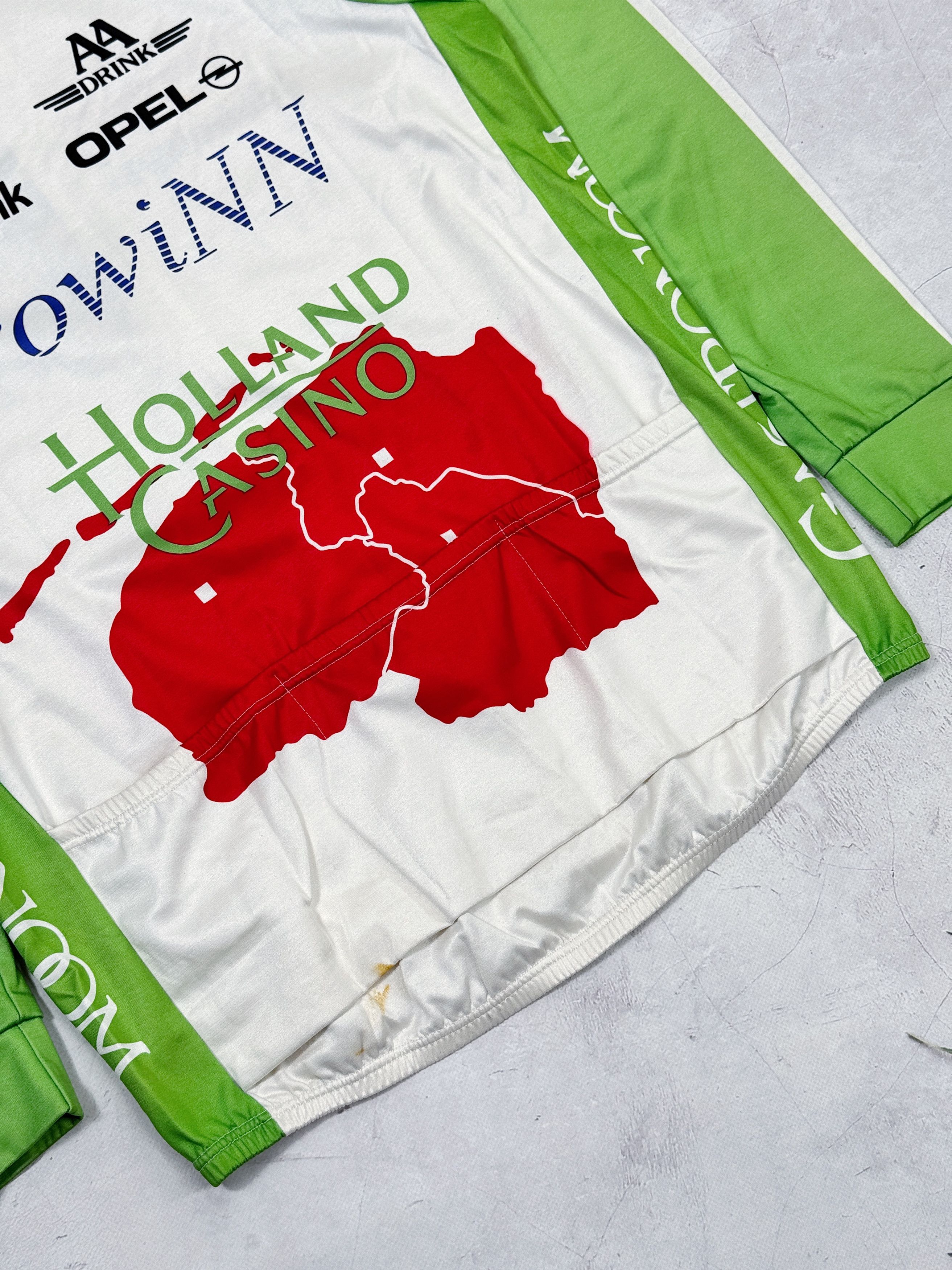 Vintage Vintage Rabobank Holland Casino Warm Cycling Jersey Opel Size US L / EU 52-54 / 3 - 9 Thumbnail