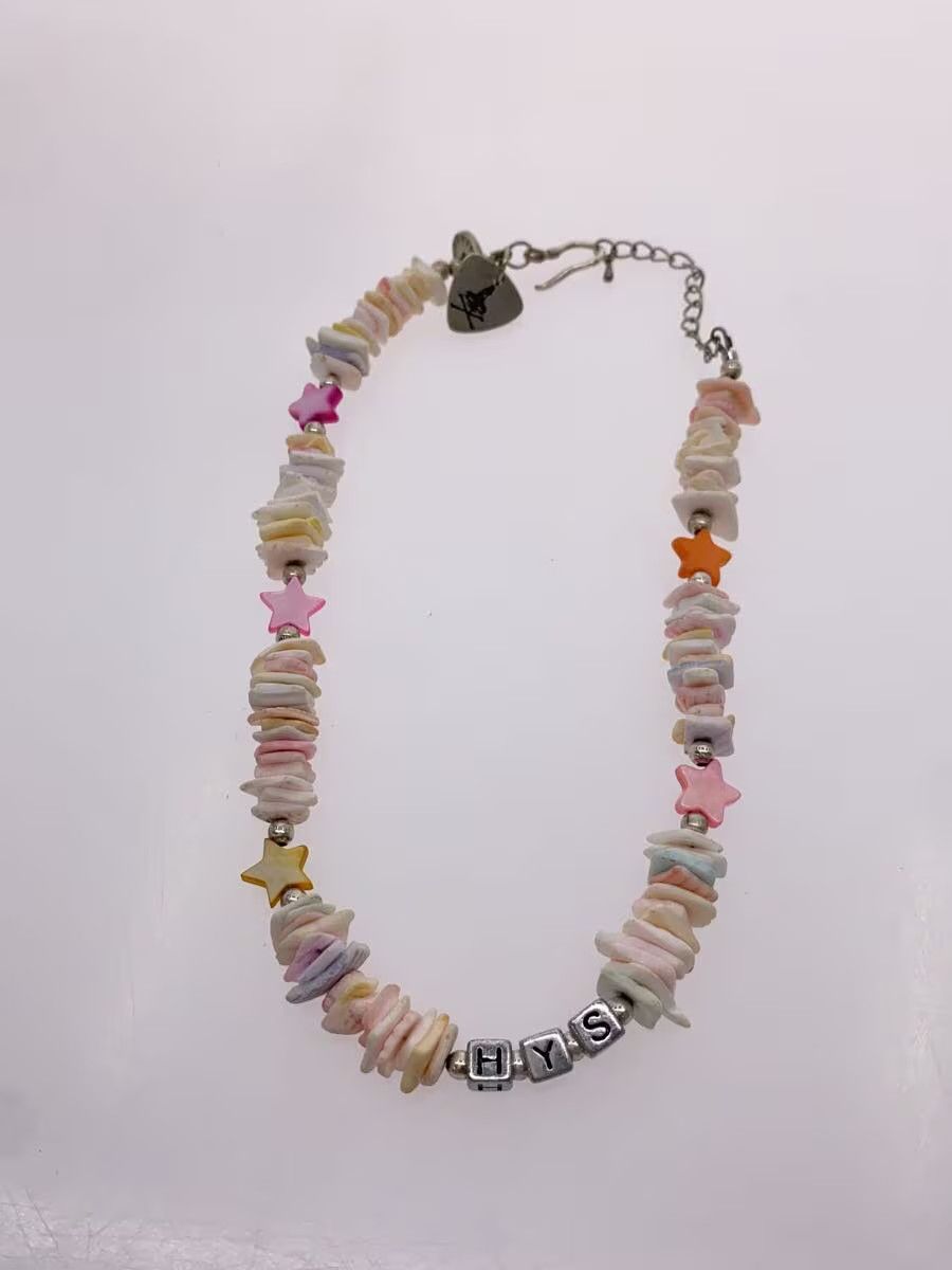 Hysteric Glamour Pastel Beaded Logo Necklace Size ONE SIZE - 1 Thumbnail