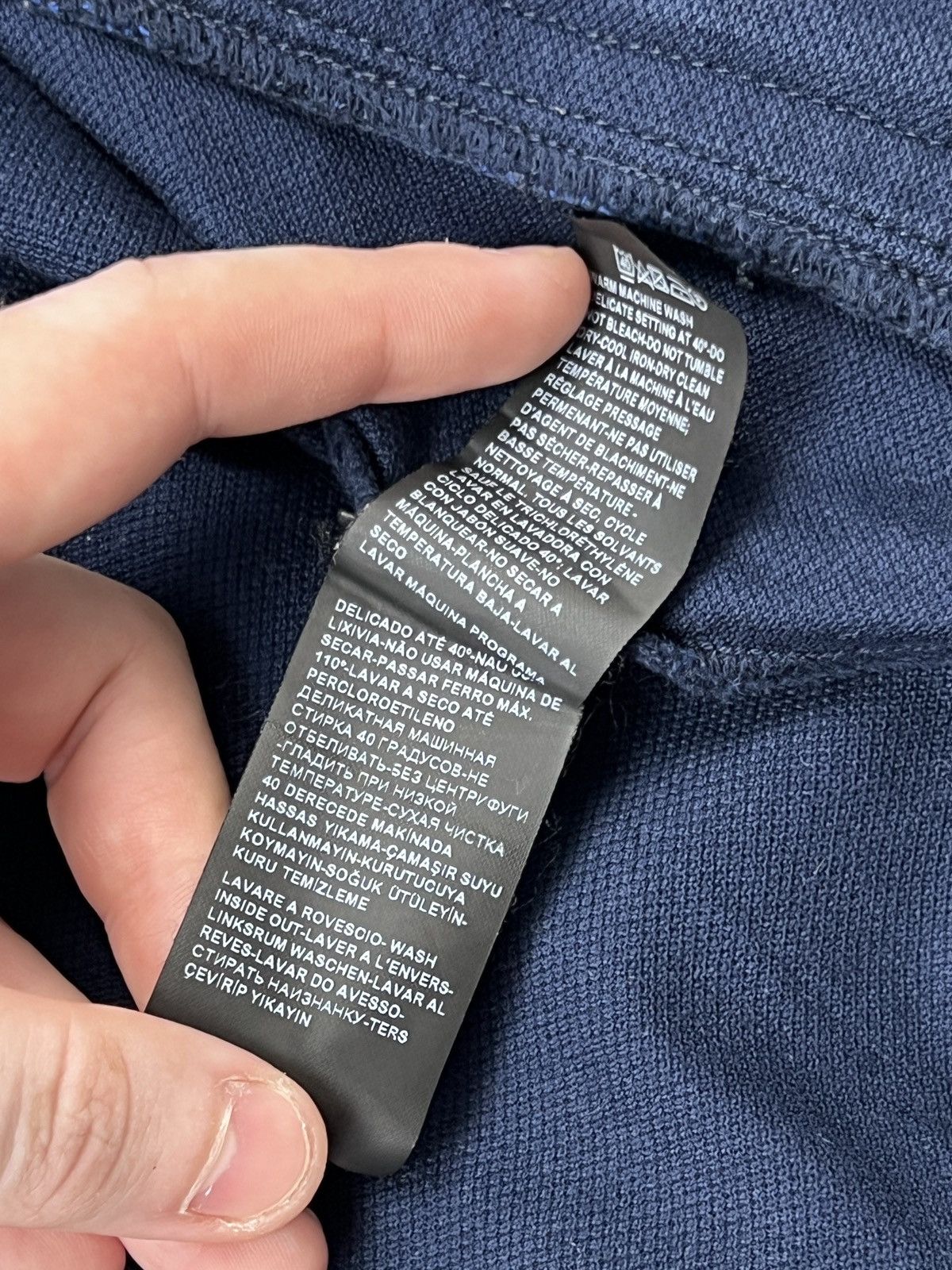 Paul Shark Blue Cotton Full Zip Bomber Jacket (Y0464)