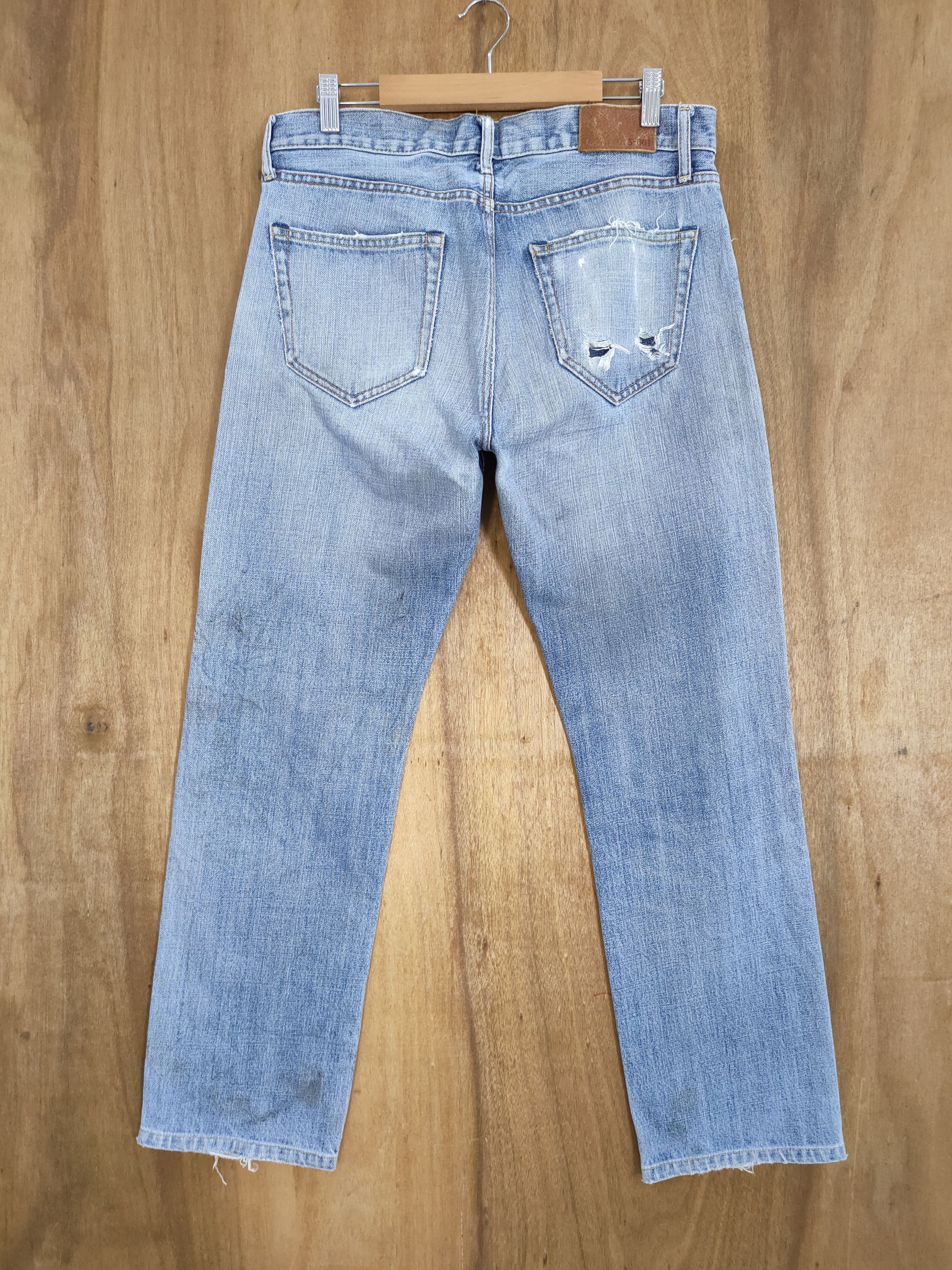 Japanese Brand JAPANES VINTAGE DISTRESSED JEAN DENIM PANTS Size US 32 / EU 48 - 8 Thumbnail