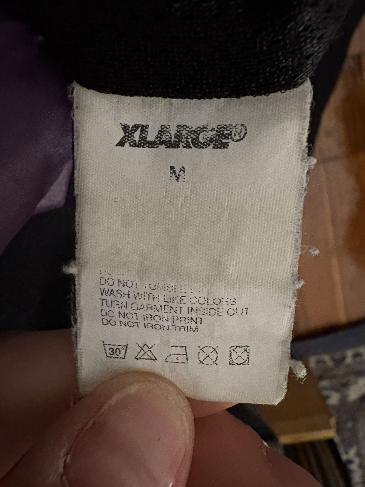 Xlarge XLARGE Purple Nylon Jacket (M) Gorilla Patch, Small Hole Size US M / EU 48-50 / 2 - 5 Thumbnail