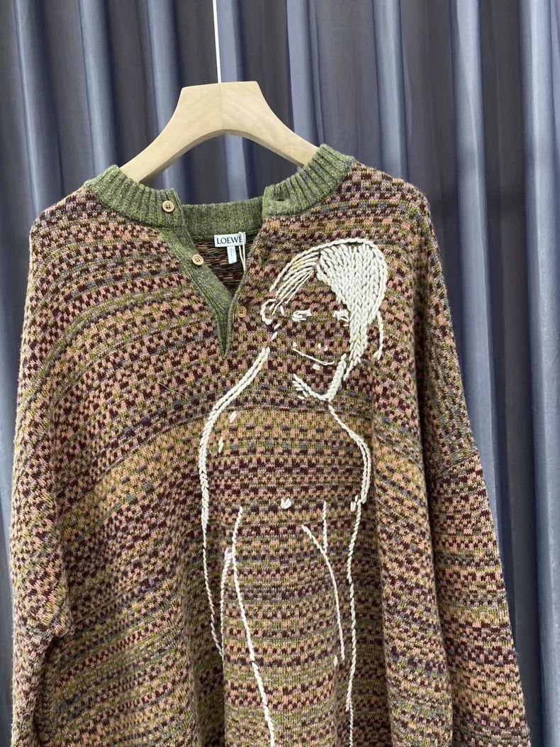 Loewe Loewe Wool sweater Size S / US 4 / IT 40 - 2 Thumbnail