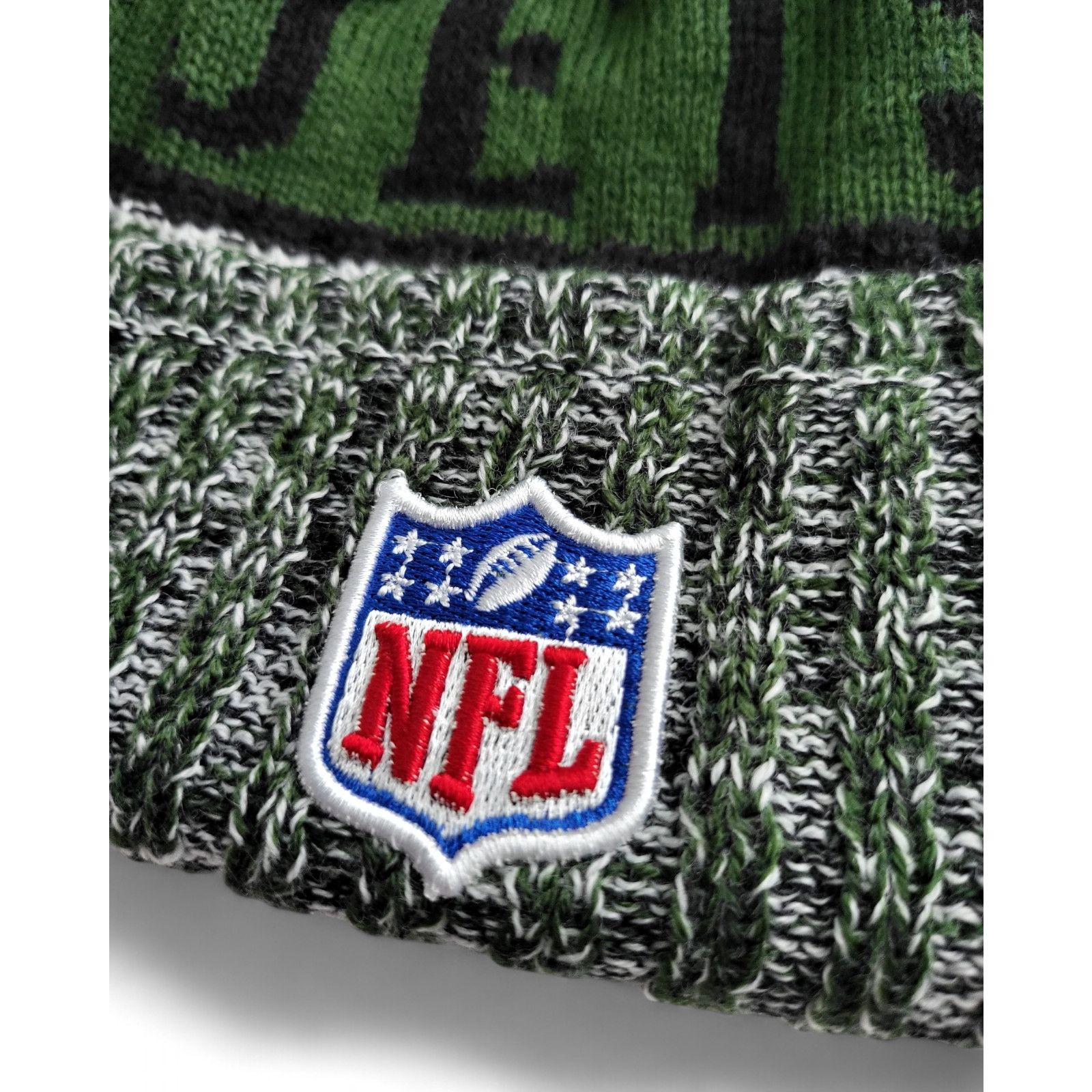 Other NWT New York Jets Army Green Sports Knit Beanie Fleece Lined Size ONE SIZE - 6 Thumbnail