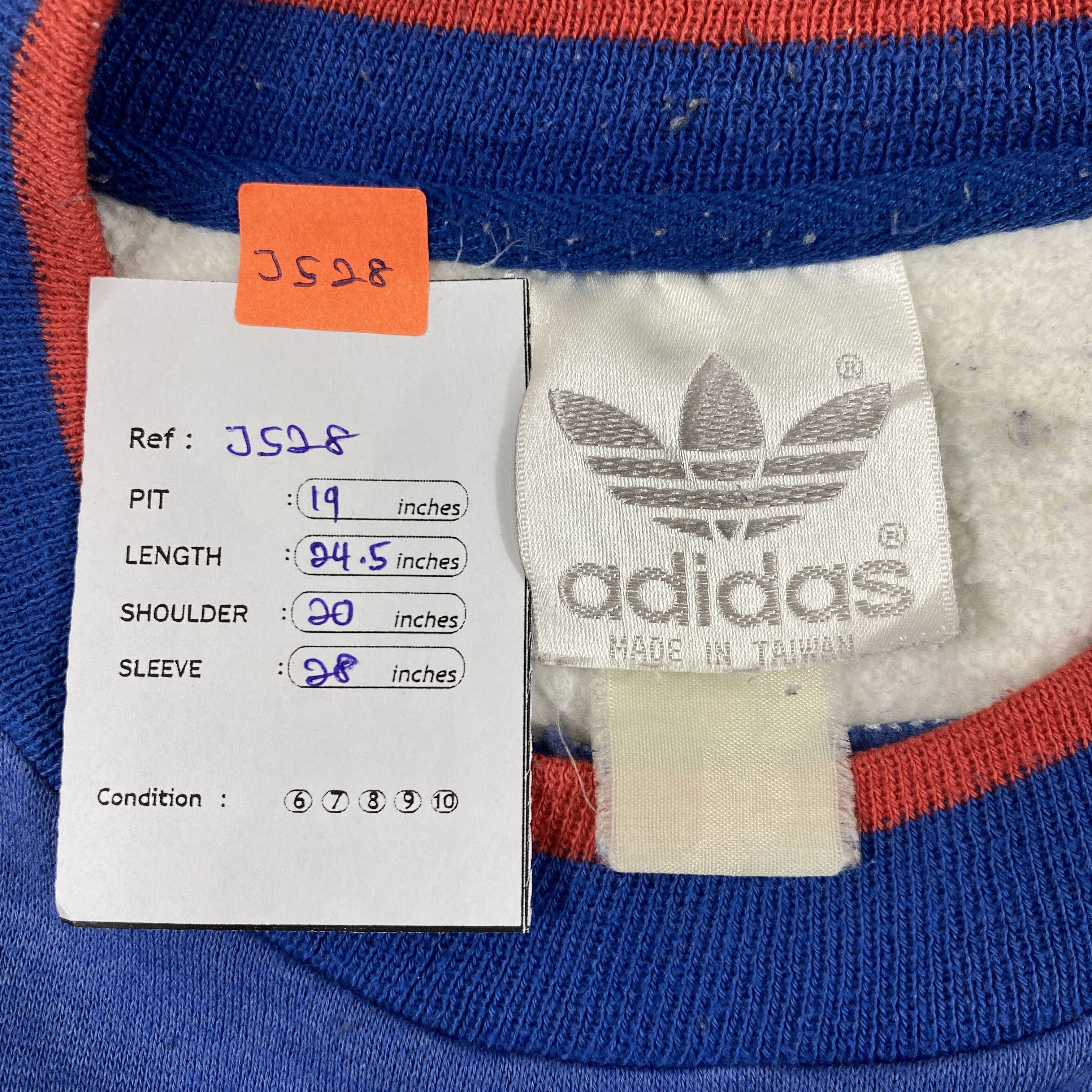 Japanese Brand Vintage adidas Big Logo Sweatshirt Jacket- J528 Size US S / EU 44-46 / 1 - 6 Thumbnail