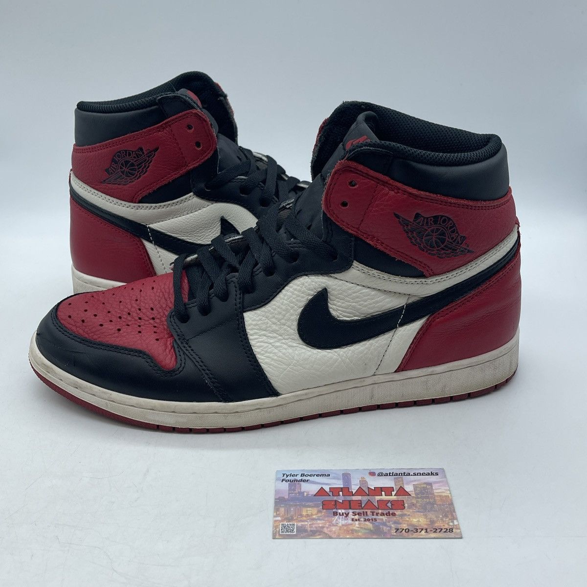 Jordan Brand Air Jordan 1 high bred toe Size US 11.5 / EU 44-45 - 1 Thumbnail