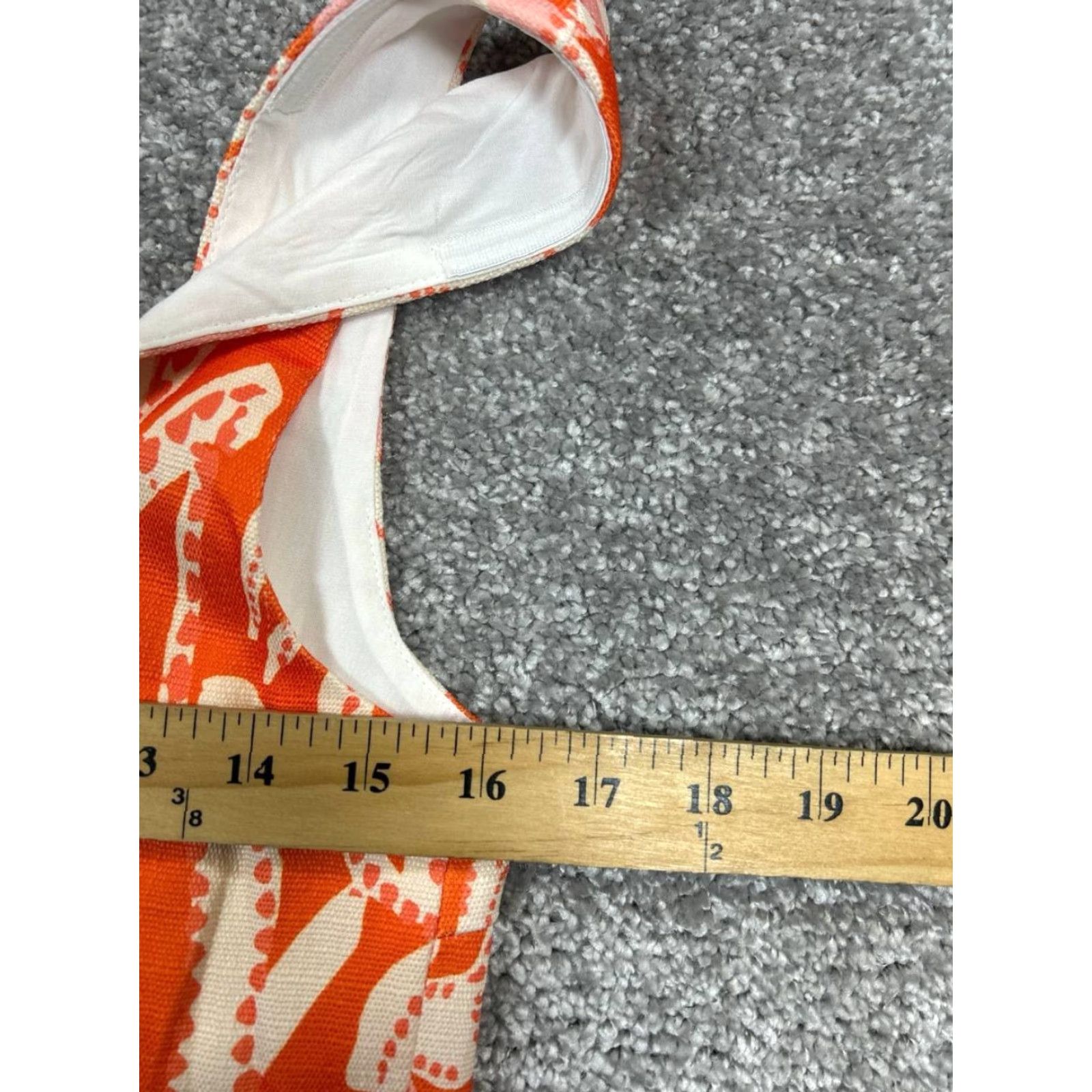 Lulus Lulus Shirt Womens Small Orange Beige Floral Cropped Tank Top New Size S / US 4 / IT 40 - 6 Thumbnail