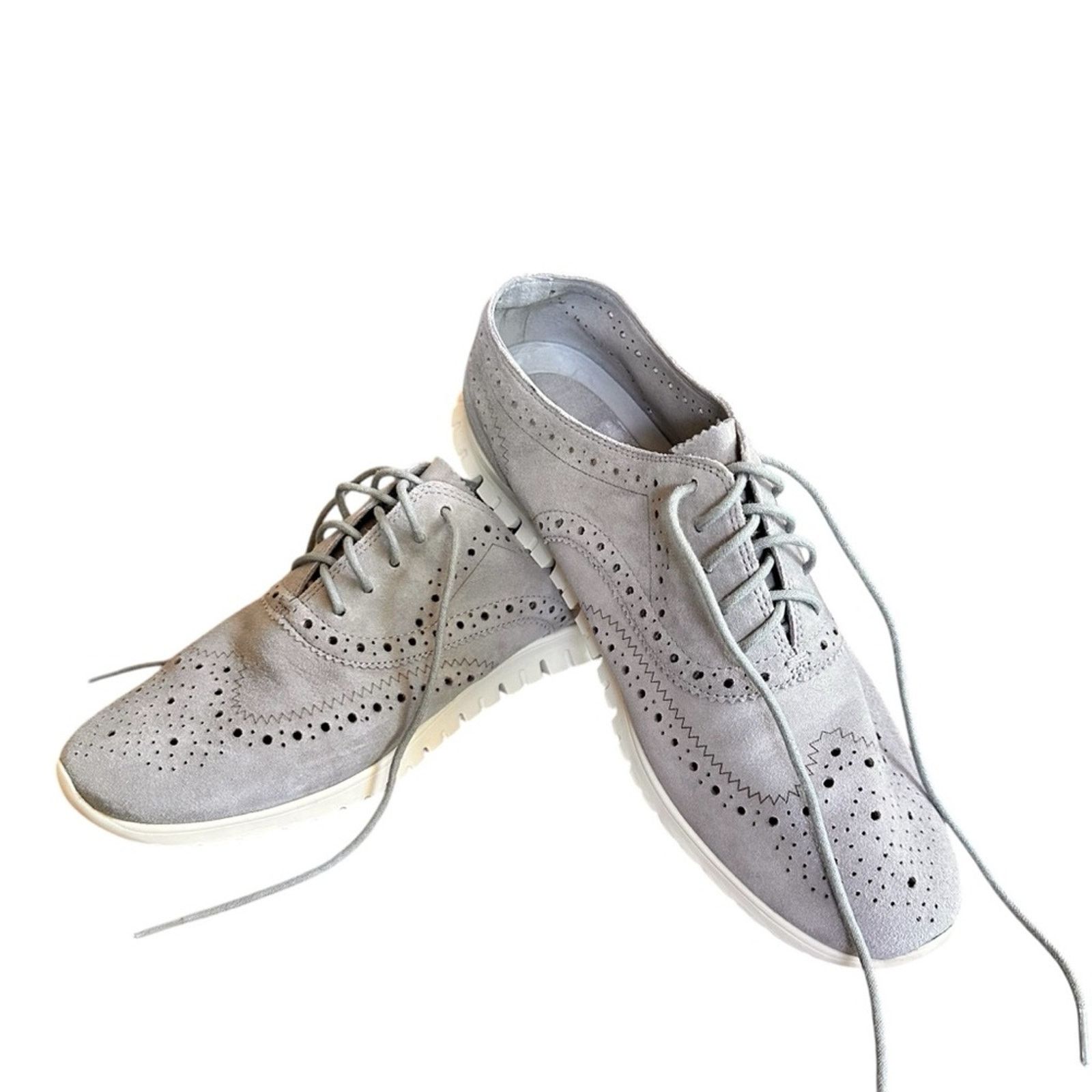 Cole Haan Cole Haan Zerogrand Wingtip Suede Oxford Sneakers Size US 10 / IT 40 - 1 Thumbnail