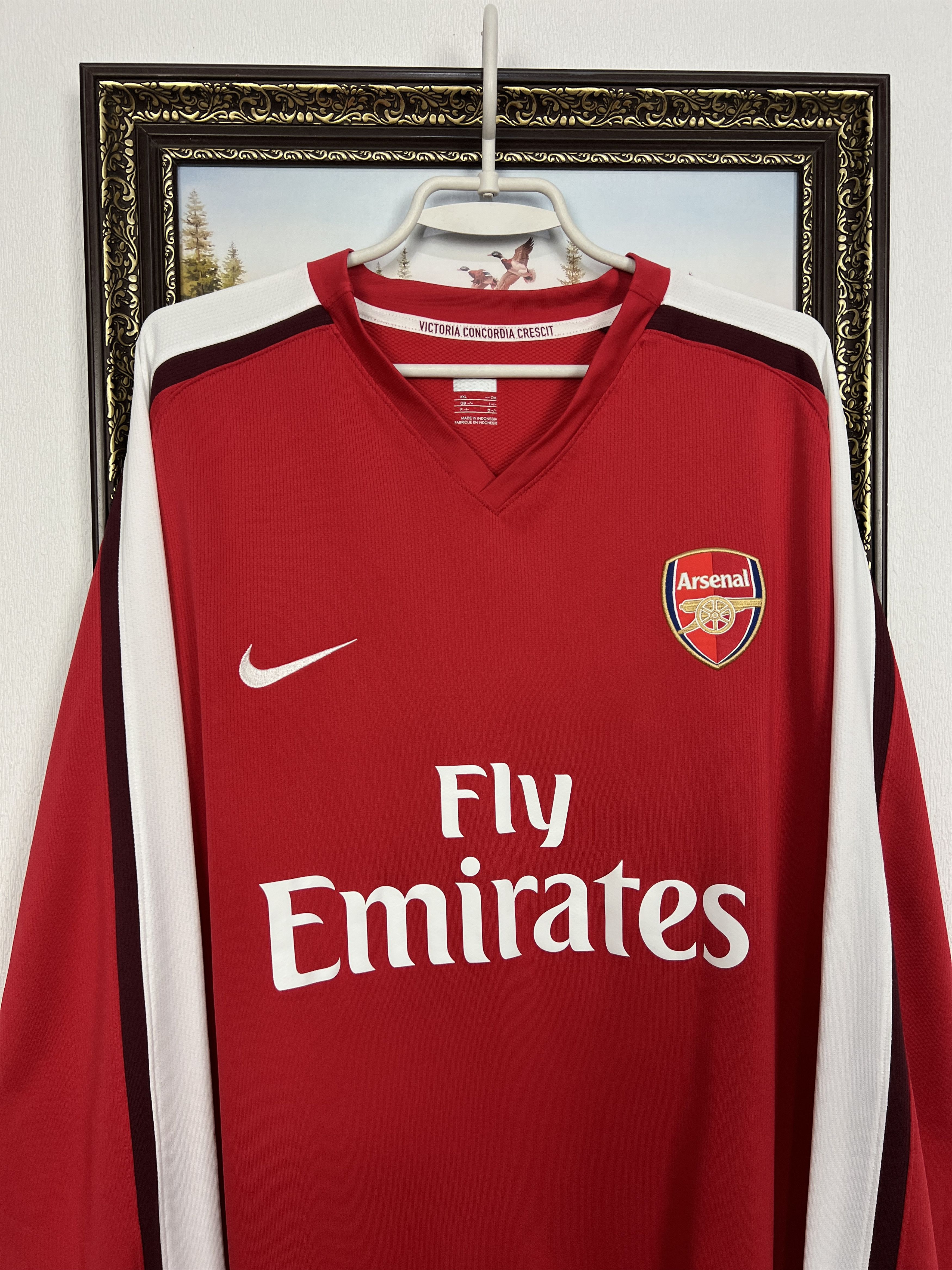 Nike Arsenal football shirt Soccer Jersey Trikot Long Sleeve 3XL Size US XXL / EU 58 / 5 - 2 Thumbnail