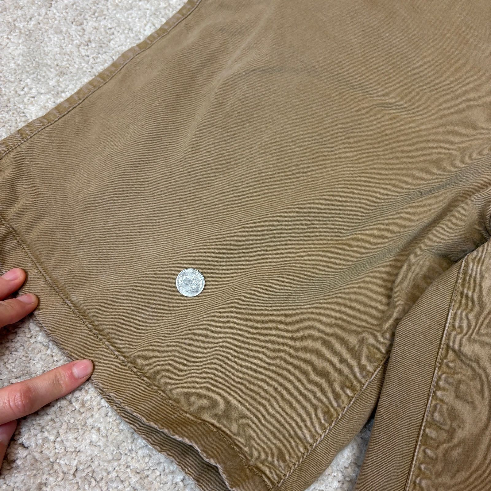 Flint And Tinder Flint and Tinder 365 Shorts Flat-Front Chino Khaki Men's 36 Size US 36 / EU 52 - 9 Thumbnail