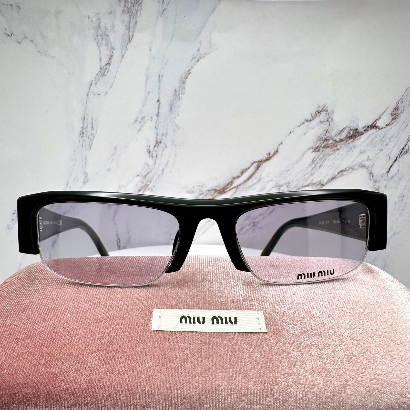 Miu Miu New MIU MIU Vedette Sunglasses Seen on Kylie Jenner MU B07S Size ONE SIZE - 2 Thumbnail