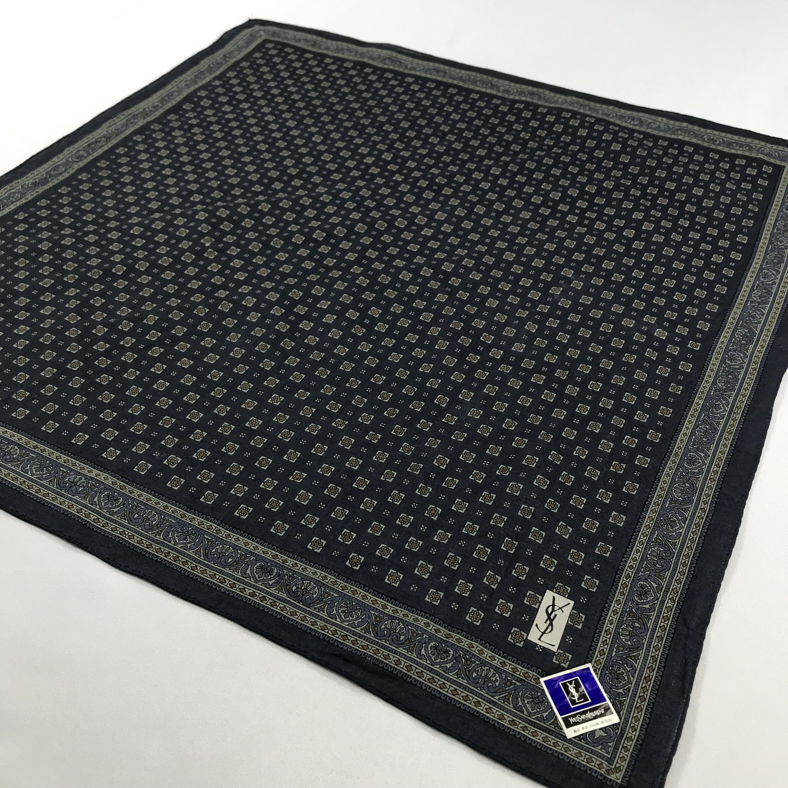 Vintage × Yves Saint Laurent Yves Saint Laurent Bandana / Handkerchief/Neckerchief -S2514 Size ONE SIZE - 2 Thumbnail