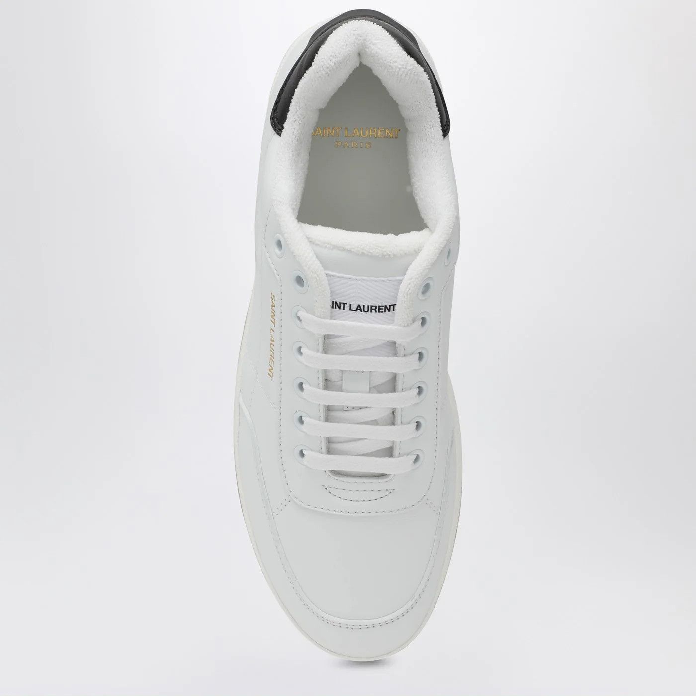 Saint Laurent Paris o1d2blof0526 SL/61 Low-Top Sneakers in White Size US 8.5 / IT 38.5 - 3 Thumbnail