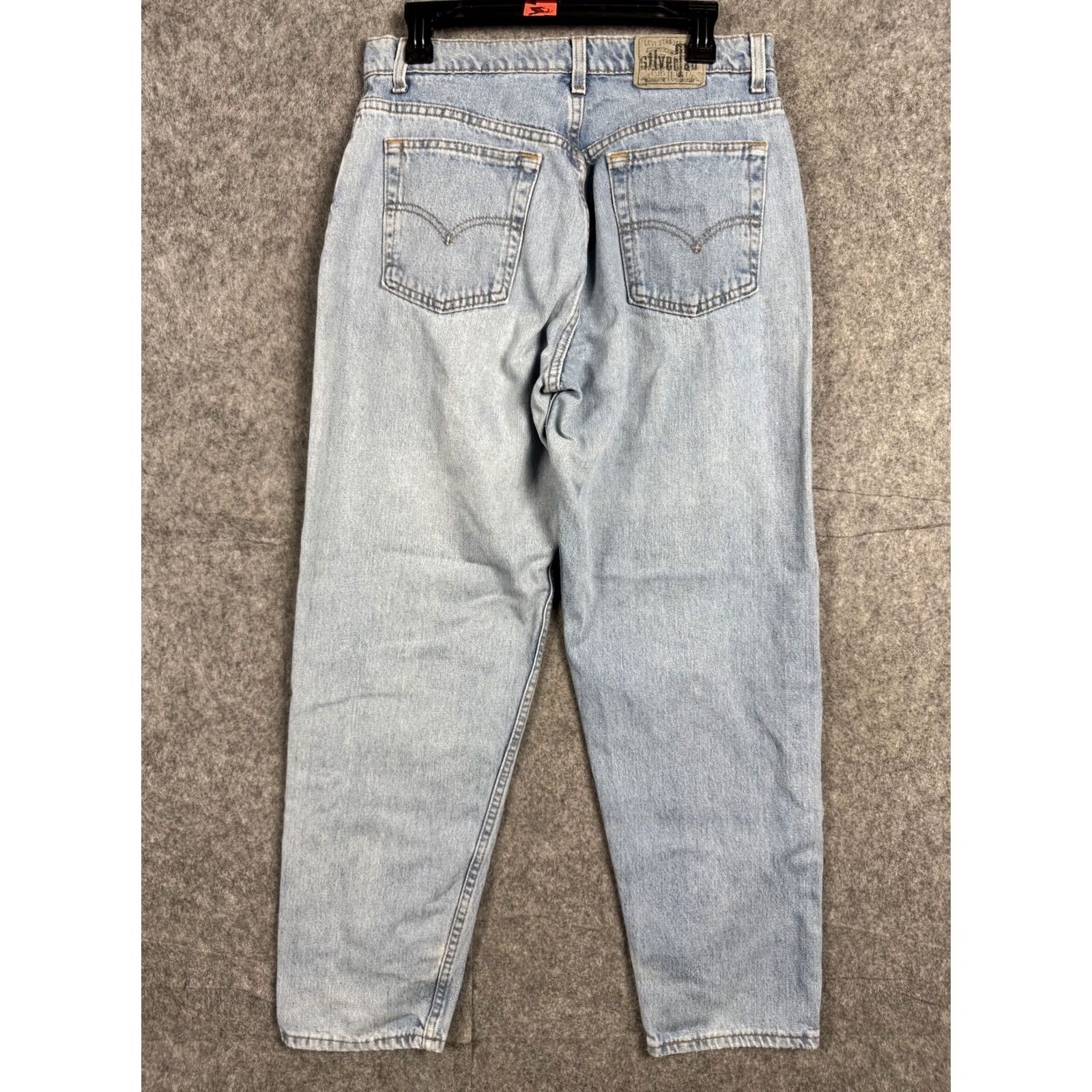 Levi's VINTAGE Levis SilverTab Loose Jeans Women Medium 13/14 Blue Baggy 90s Denim Size 32" / US 10 / IT 46 - 2 Thumbnail
