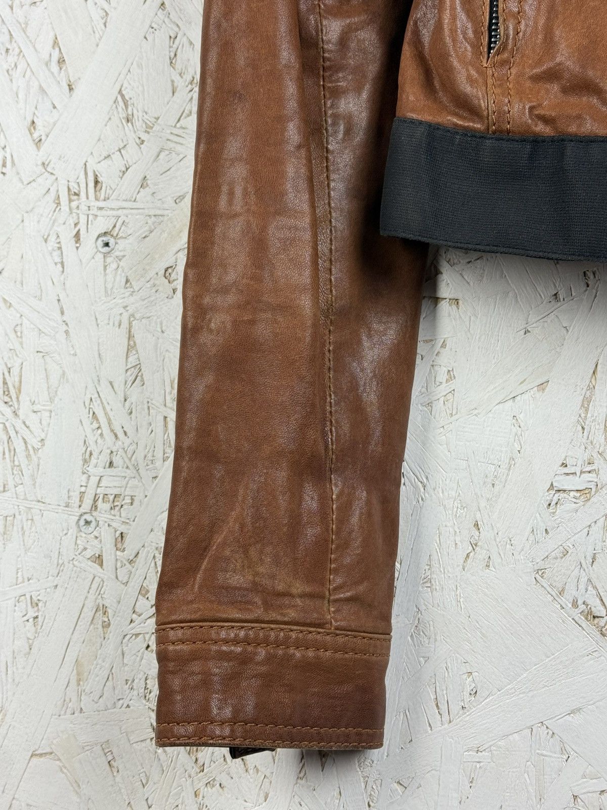 Dolce & Gabbana Dolce & Gabbana Lamb Leather Biker Moto Jacket Brown IT 38 Size XS / US 0-2 / IT 36-38 - 6 Thumbnail