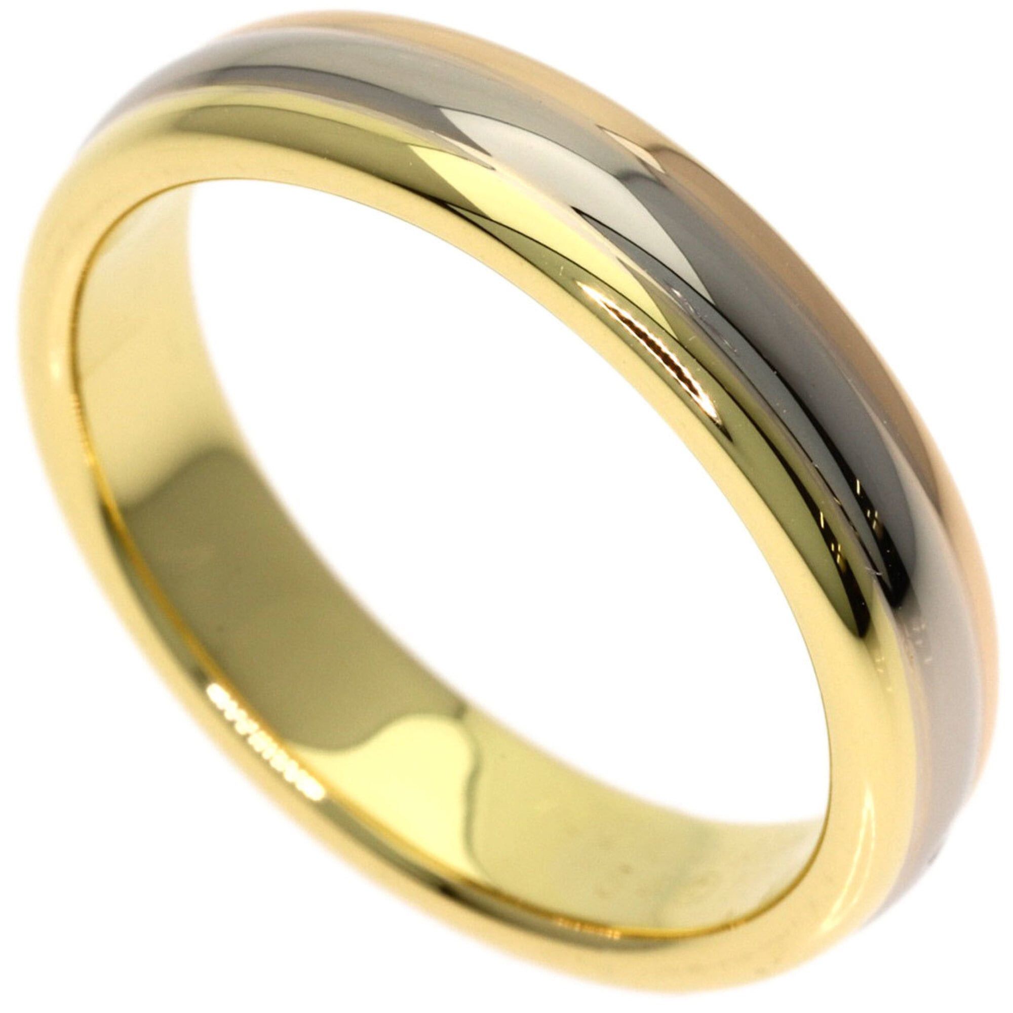 Cartier Cartier 3-color #54 ring in 18K yellow gold/18K rose white gold for women. Size ONE SIZE - 1 Thumbnail