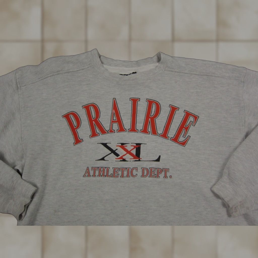 Vintage VINTAGE Galt Crew Sweatshirt Mens Large Gray Prarie Highschool Cedar Rapids IA Logo Size US L / EU 52-54 / 3 - 1 Thumbnail