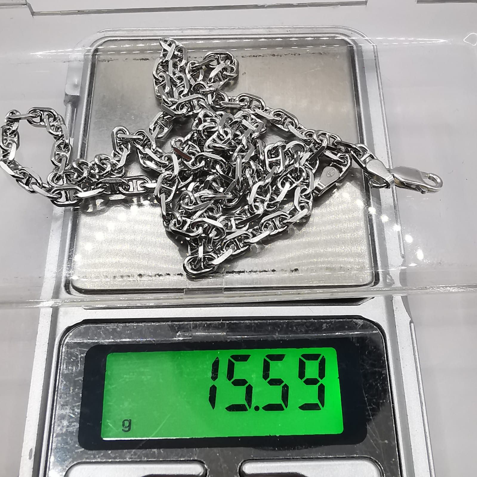Sterling Silver Vintage Jewelry Chain,925 Sterling Silver,Signed 15,59g Size ONE SIZE - 6 Thumbnail