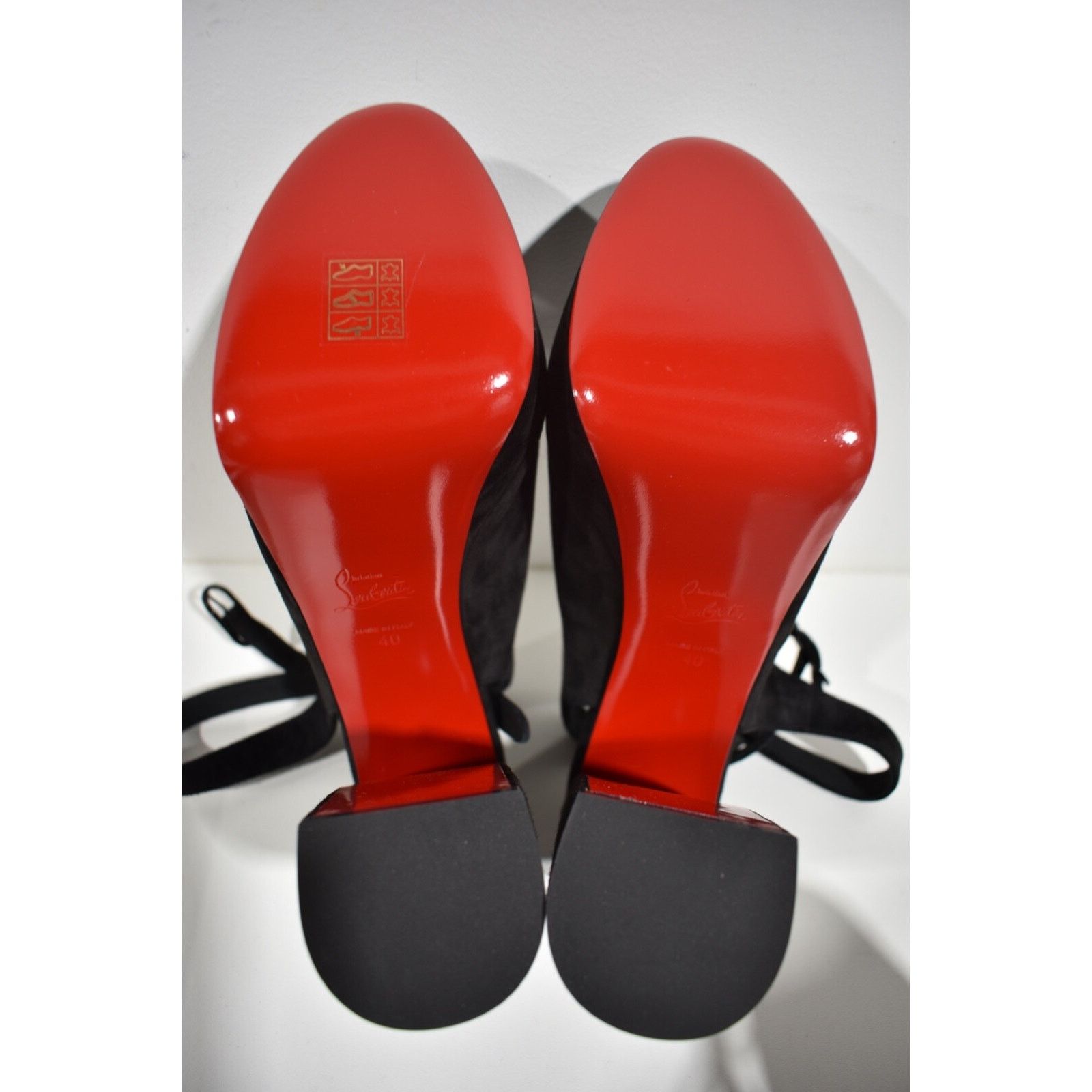 Christian Louboutin Movida Irina 130 Black Platform Sandal Block Heel Pump 40 Size US 10 / IT 40 - 12 Thumbnail