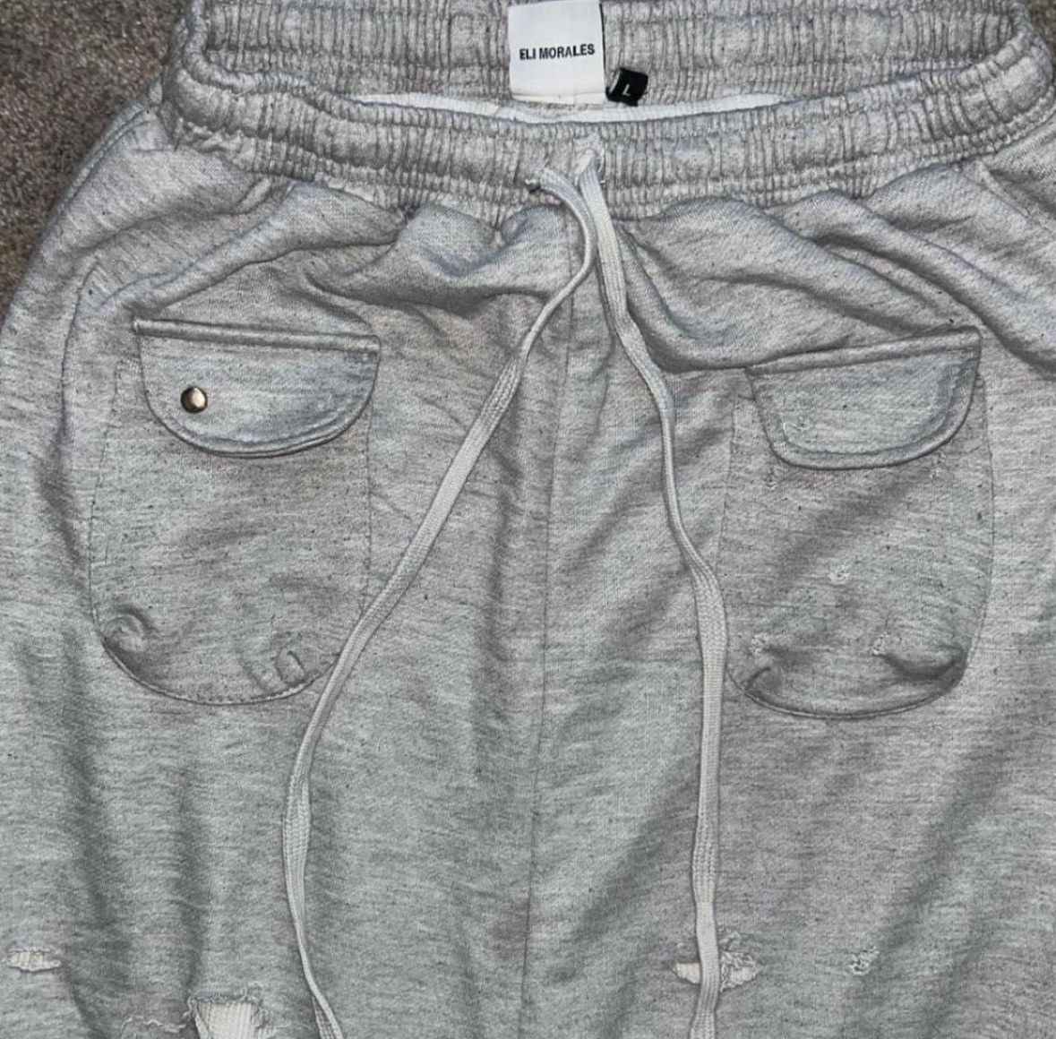 Other yorisport selarom grey ripped sweatpants Size US 33 - 3 Thumbnail