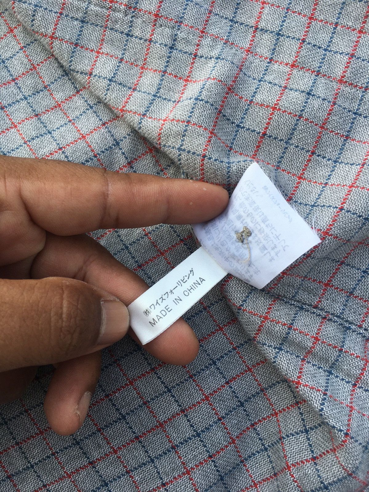 Yohji Yamamoto Rare Vintage Y’s For Living Yohji Yamamoto Flannel Shirt Size US L / EU 52-54 / 3 - 11 Thumbnail