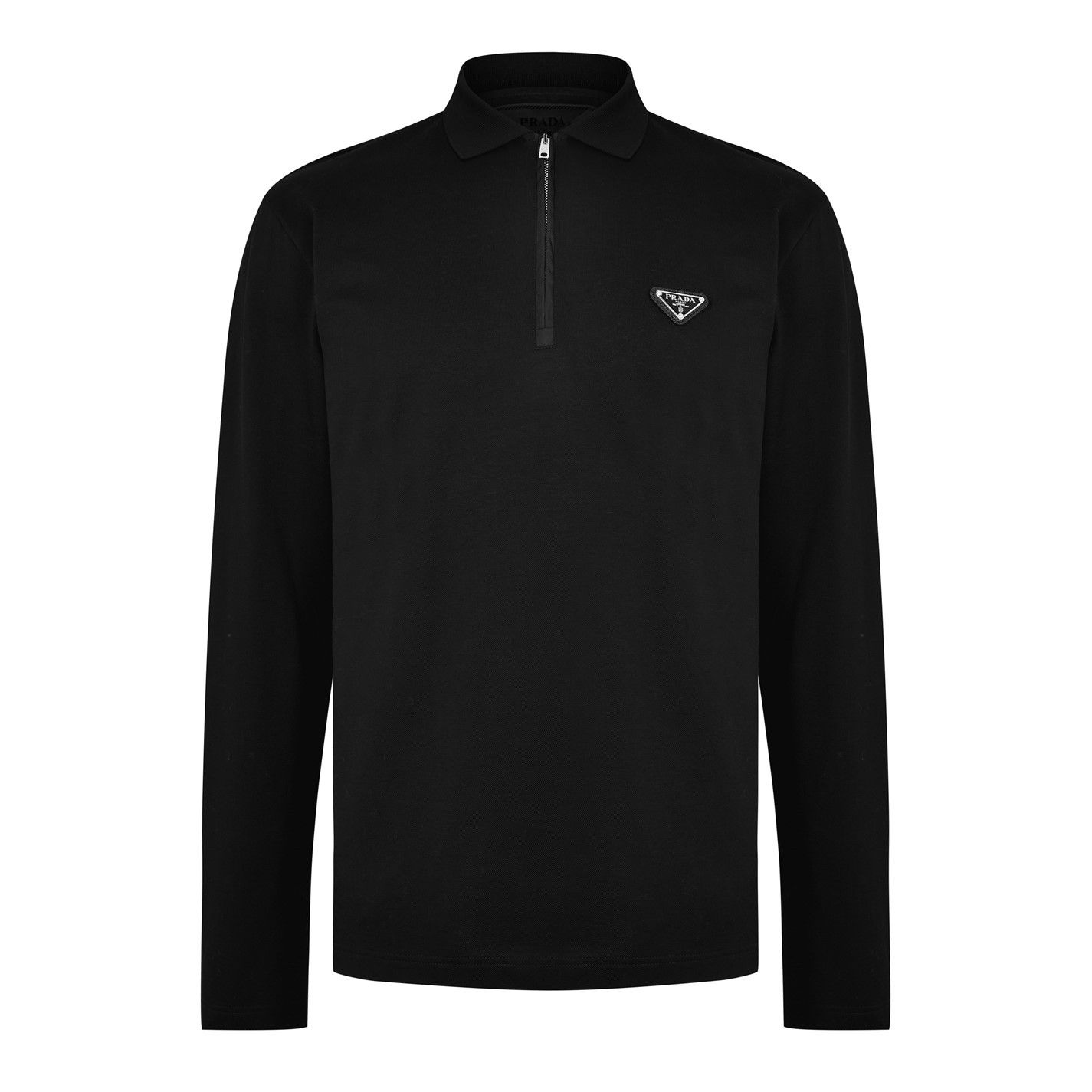 Prada PRADA Re-Nylon Long Sleeve Polo Size US S / EU 44-46 / 1 - 1 Thumbnail
