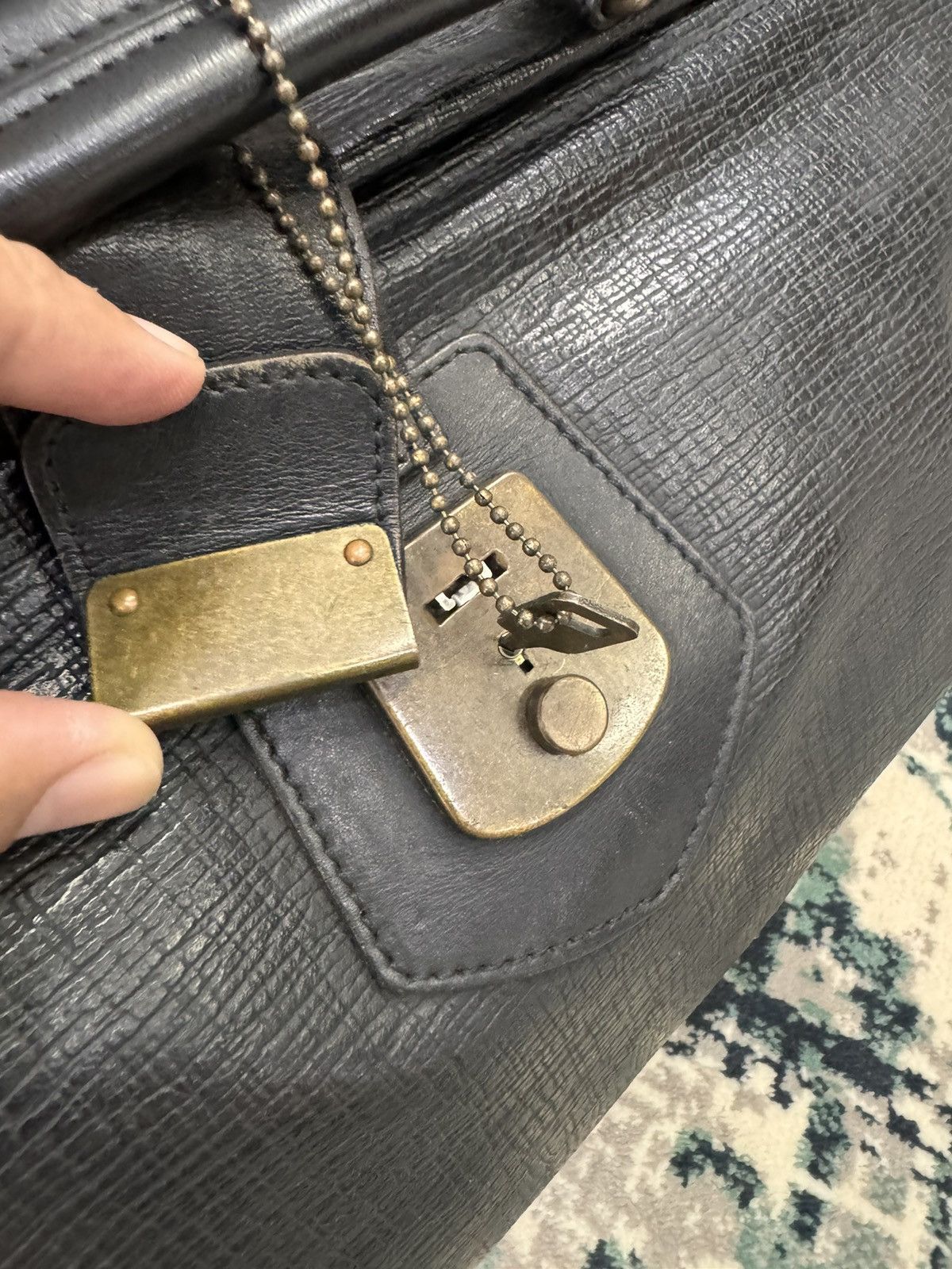 Jean Paul Gaultier × Vintage JPG HOMME BLACK DOCTOR BAG LUGGAGE Size ONE SIZE - 6 Thumbnail