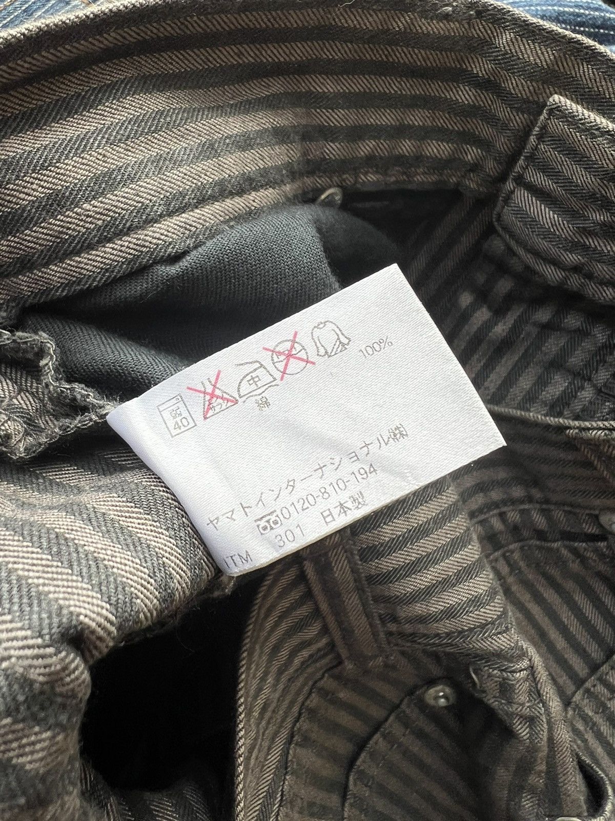 Vintage NO CONCEPT BUT GOOD SENSE Japan Sun Fade Stripe Trouser Pant Size US 30 / EU 46 - 21 Thumbnail