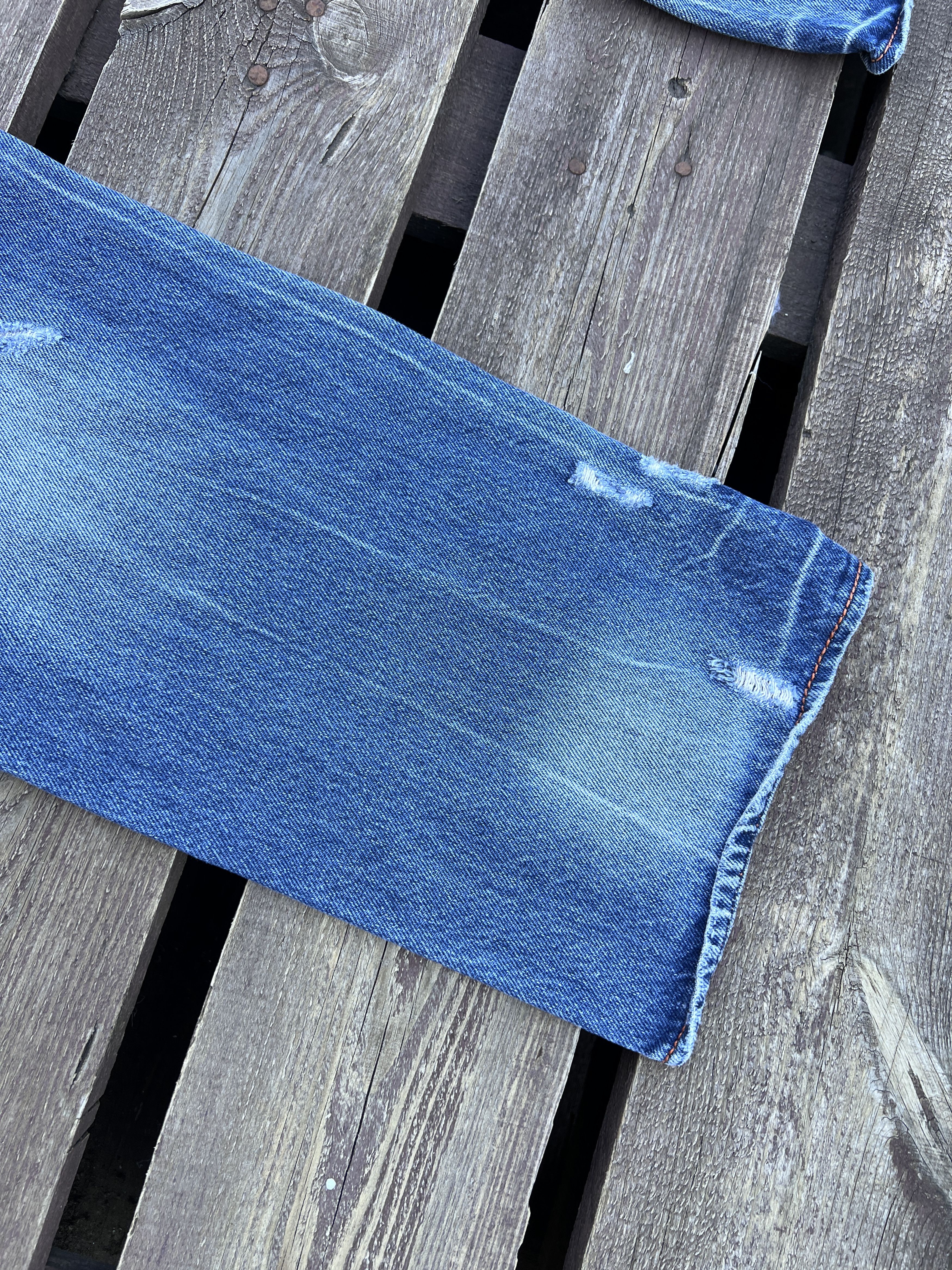 Vintage Vintage Y2K 883 Police Avant Garde Distressed Denim Jeans Size US 34 / EU 50 - 8 Thumbnail