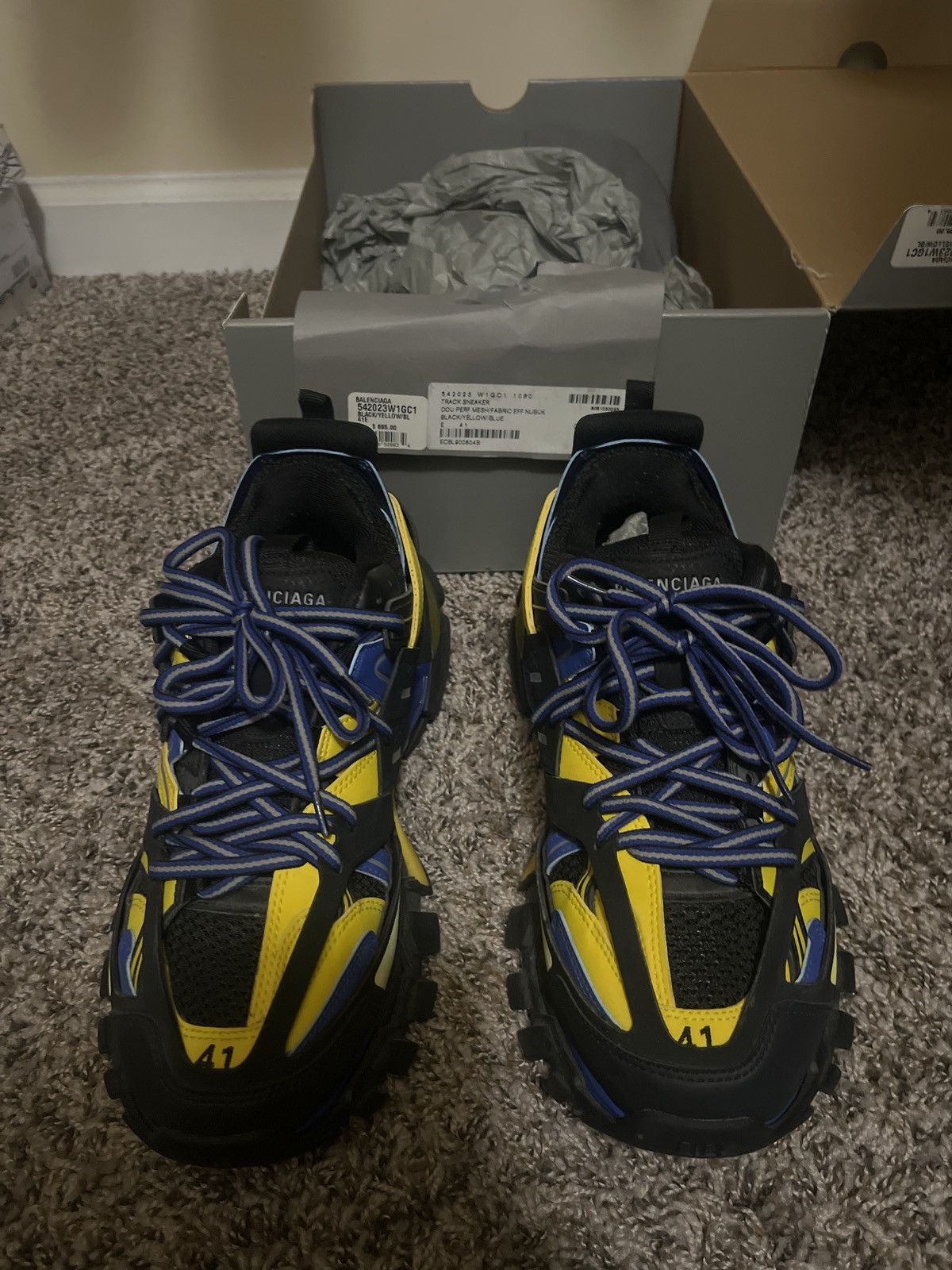 Balenciaga Track Runners Size US 8 / EU 41 - 1 Thumbnail