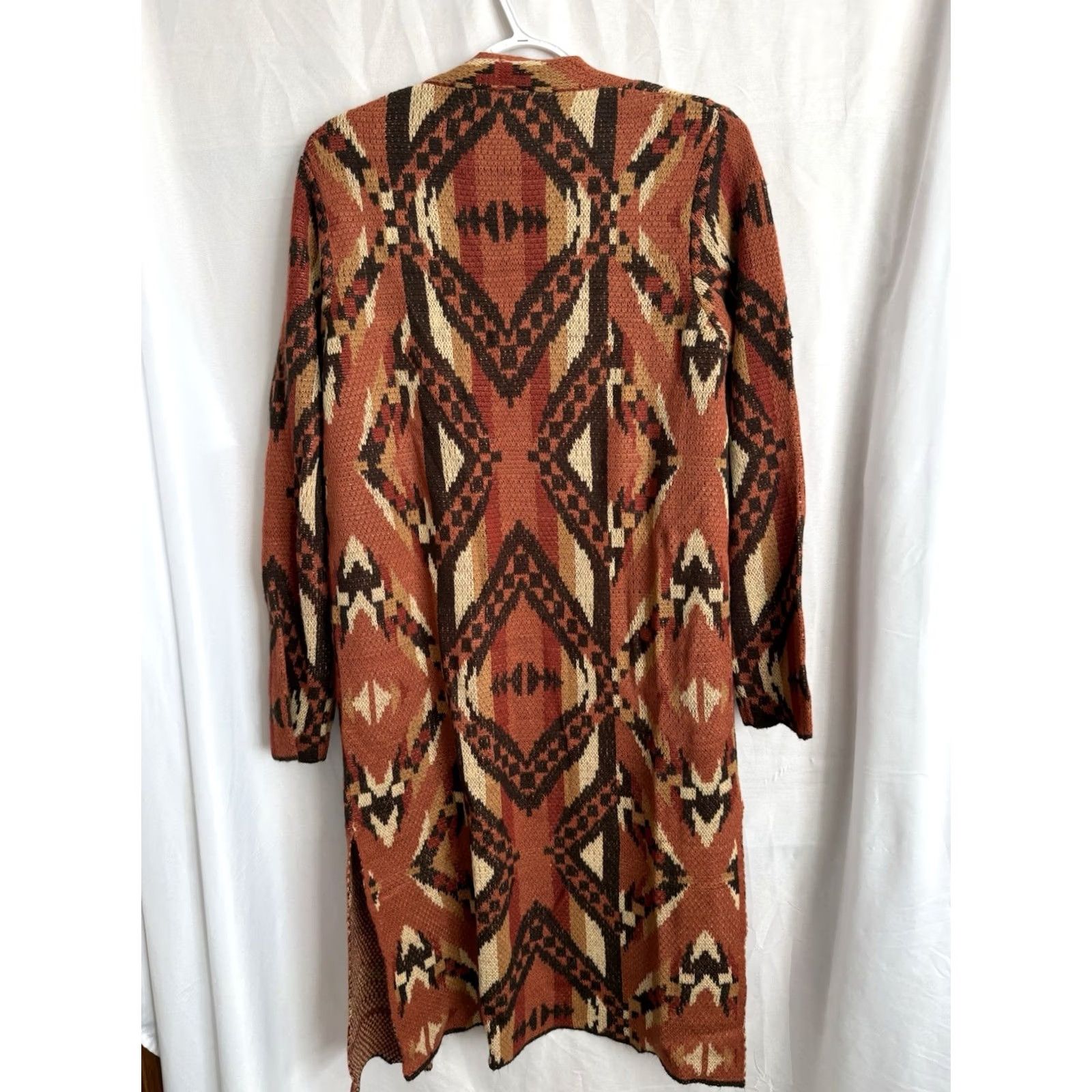 Vintage VINTAGE Rock & Roll Cowgirl Cardigan Long Sleeve Womens Large Aztec Duster Open Front Size L / US 10 / IT 46 - 5 Thumbnail