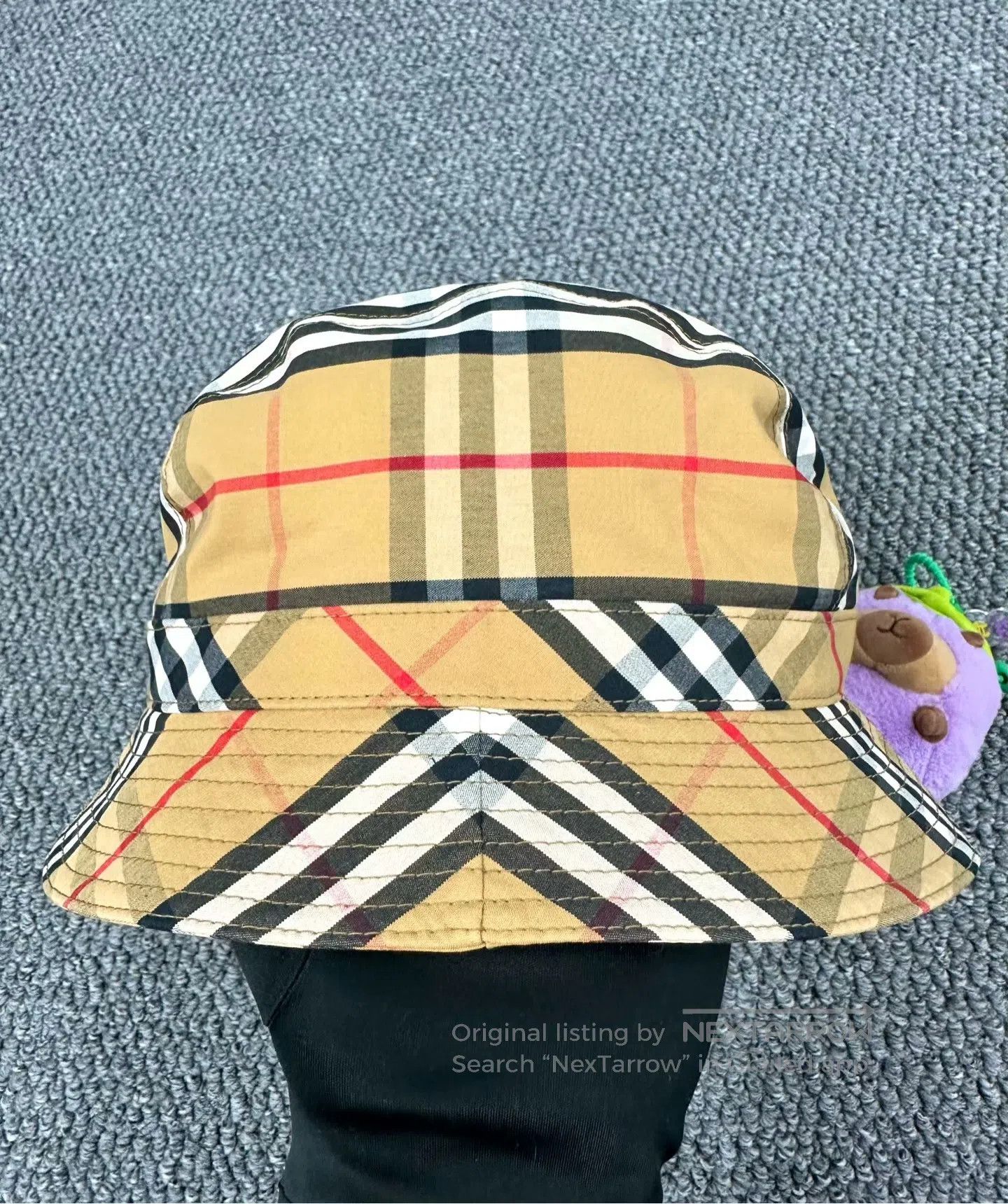 Burberry Burberry size L Classic Khaki Plaid Fisherman Hat| Size ONE SIZE - 2 Thumbnail