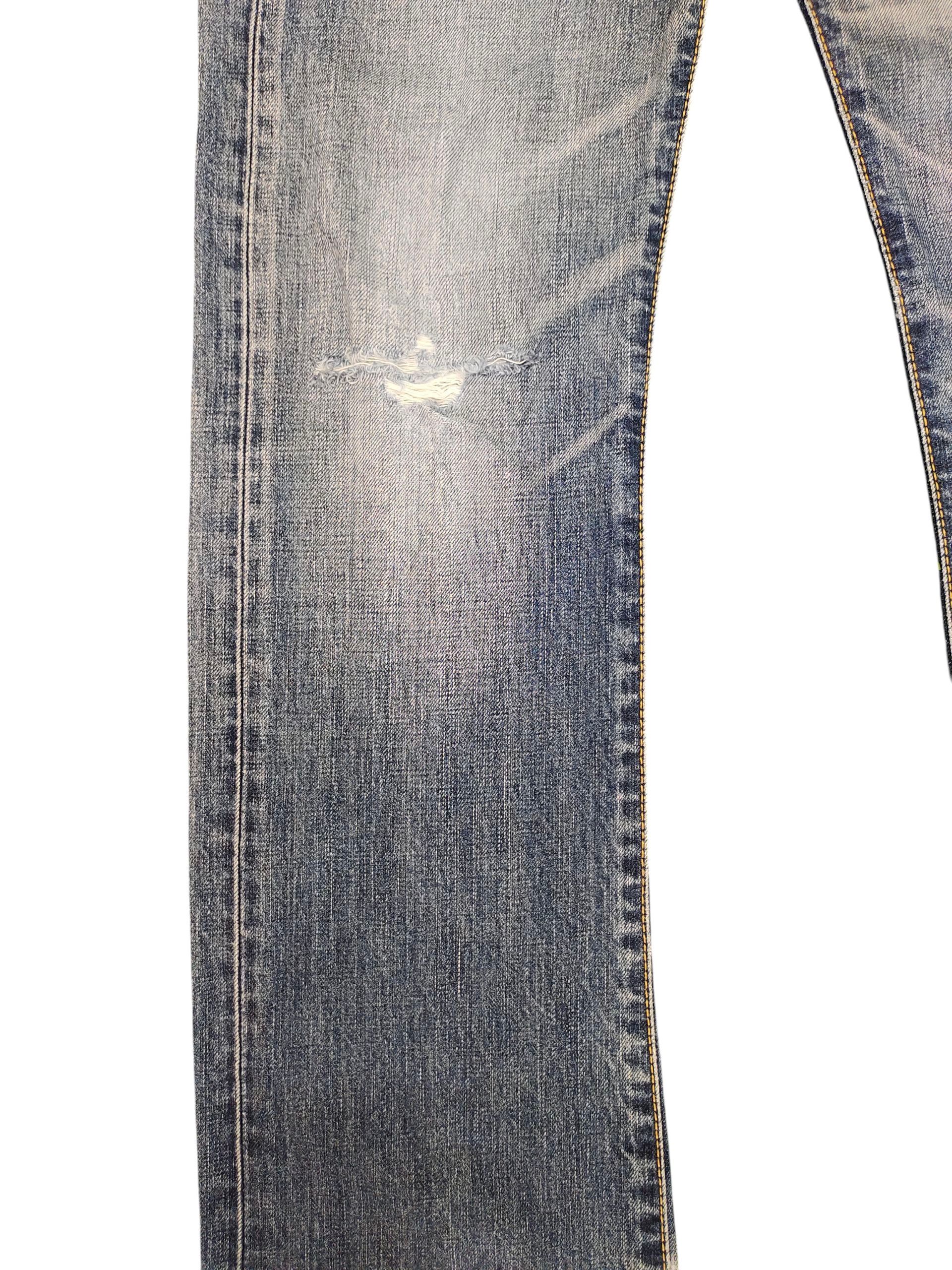 Levi's Vintage Clothing Vintage Levis 505 Clawmark Distress Sand Wash Denim Jeans Size US 29 - 4 Thumbnail