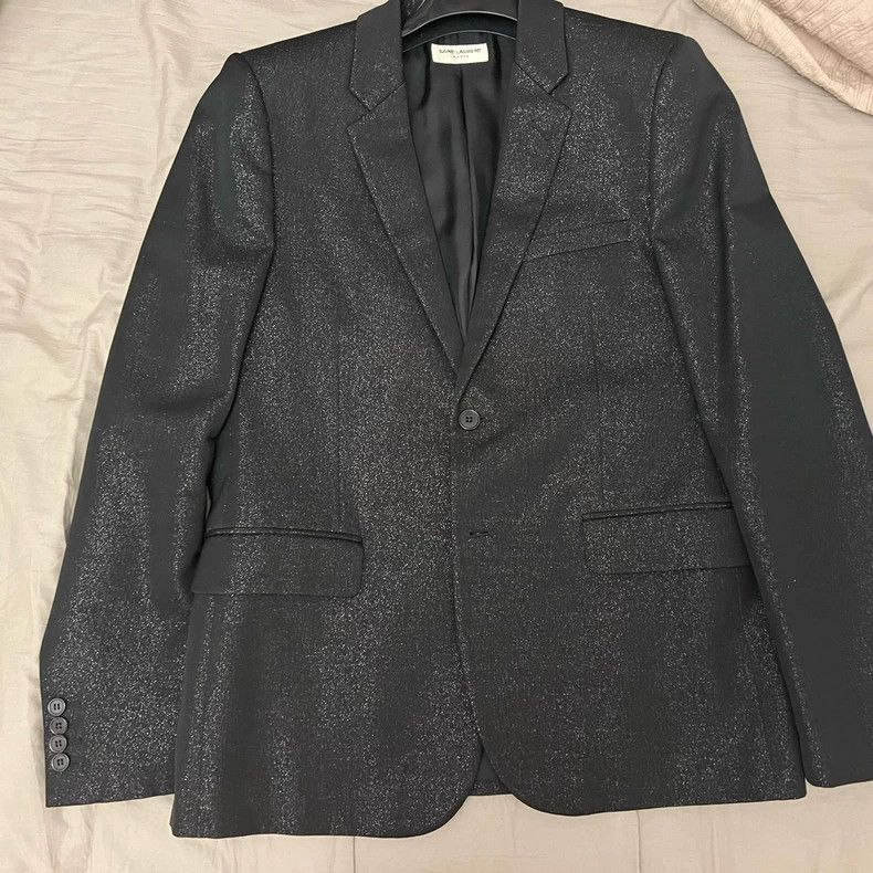 Saint Laurent Paris Saint Laurent Paris Black suit jacket-2506 Size US M / EU 48-50 / 2 - 1 Thumbnail