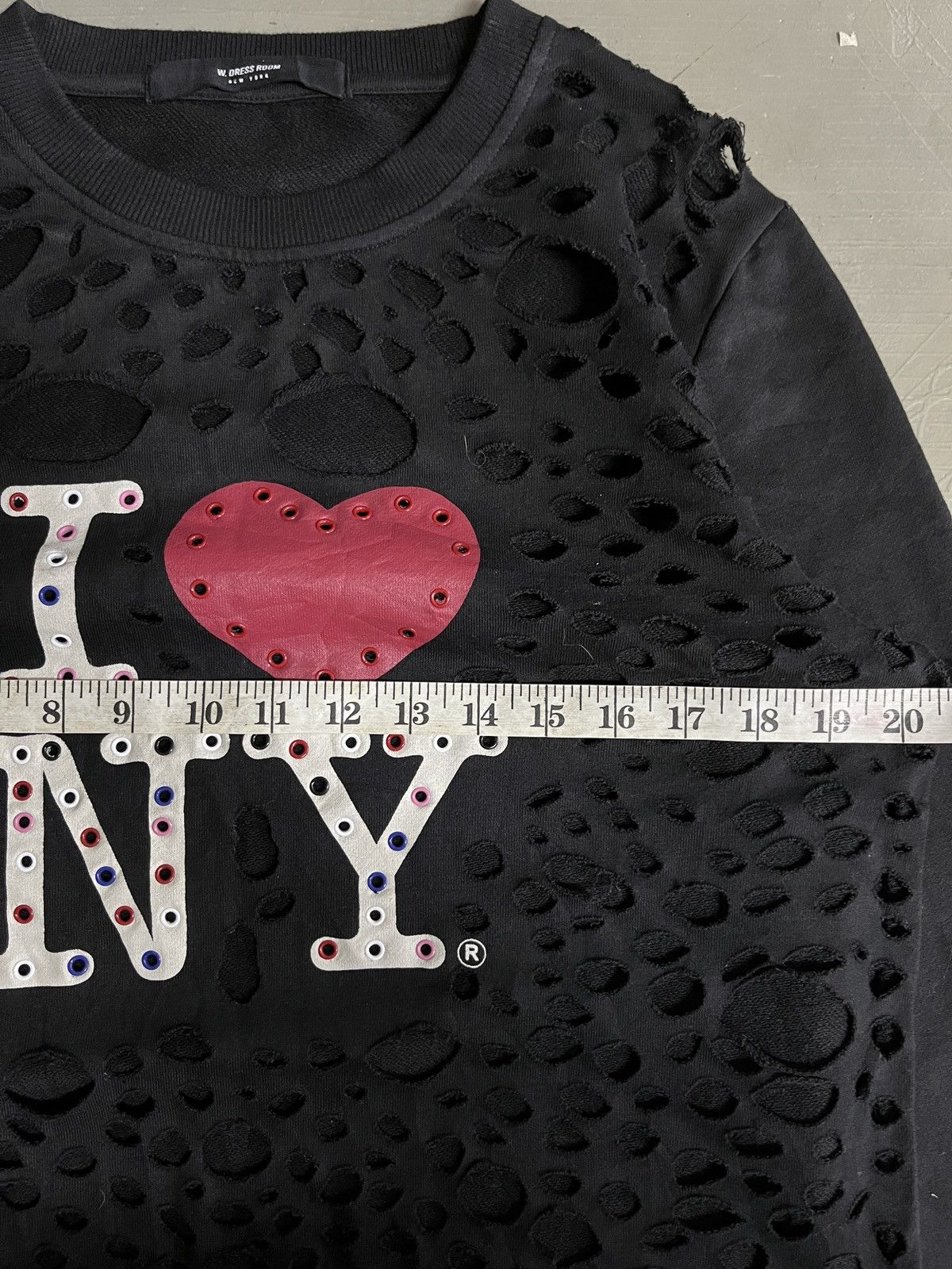 14th Addiction I Love NY Distressed inspired Raf Simons Alexander Digenova Size US M / EU 48-50 / 2 - 7 Thumbnail