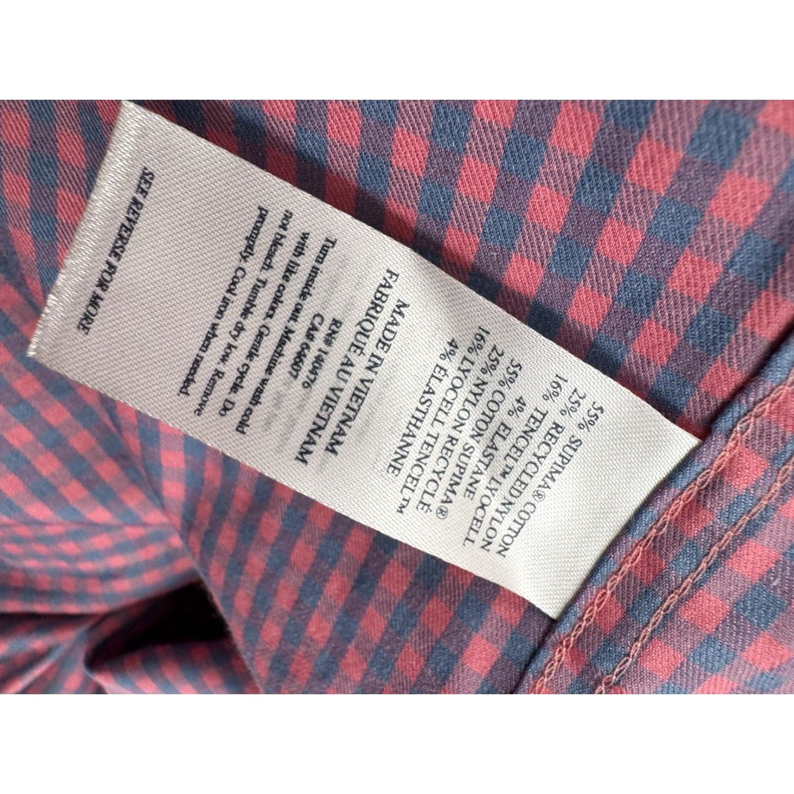 Faherty Faherty Plaid Check Movement Gingham Mens L Shirt Size US L / EU 52-54 / 3 - 6 Thumbnail
