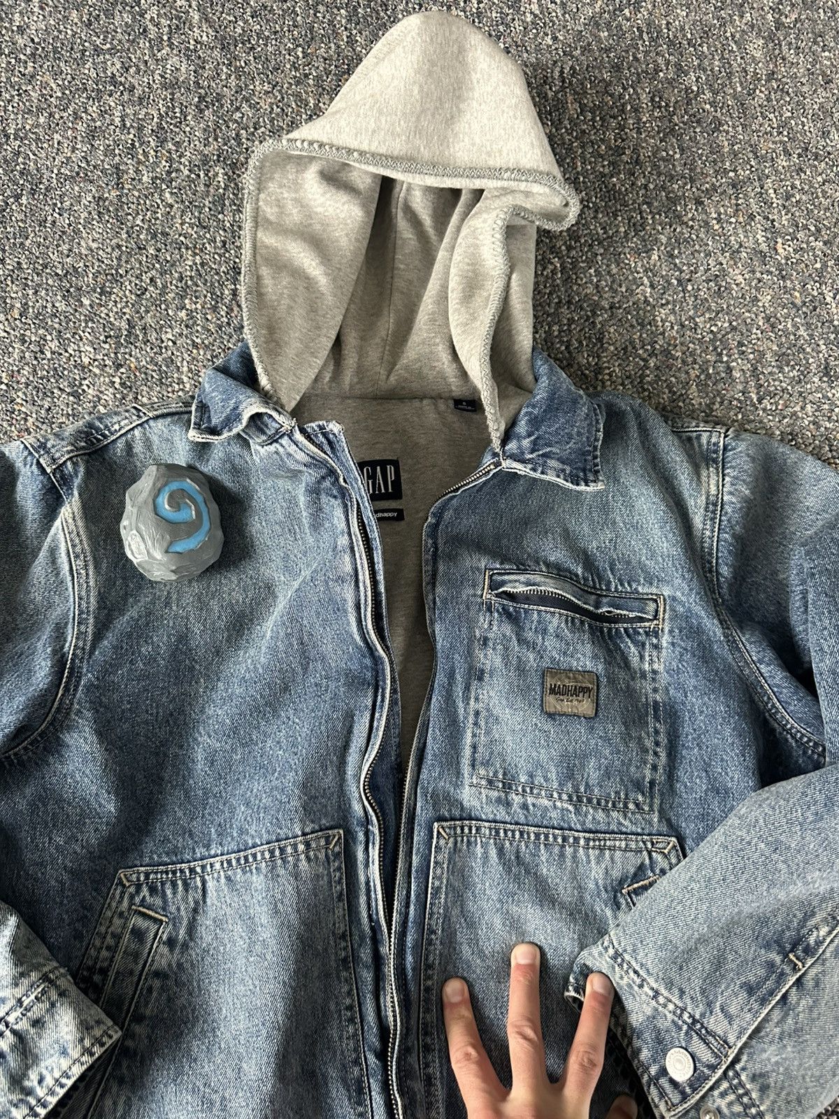 【新品未使用】GAP X Madhappy デニムジャケット　タグ付き Gap × Madhappy Gap MadHappy denim jacket | Grailed