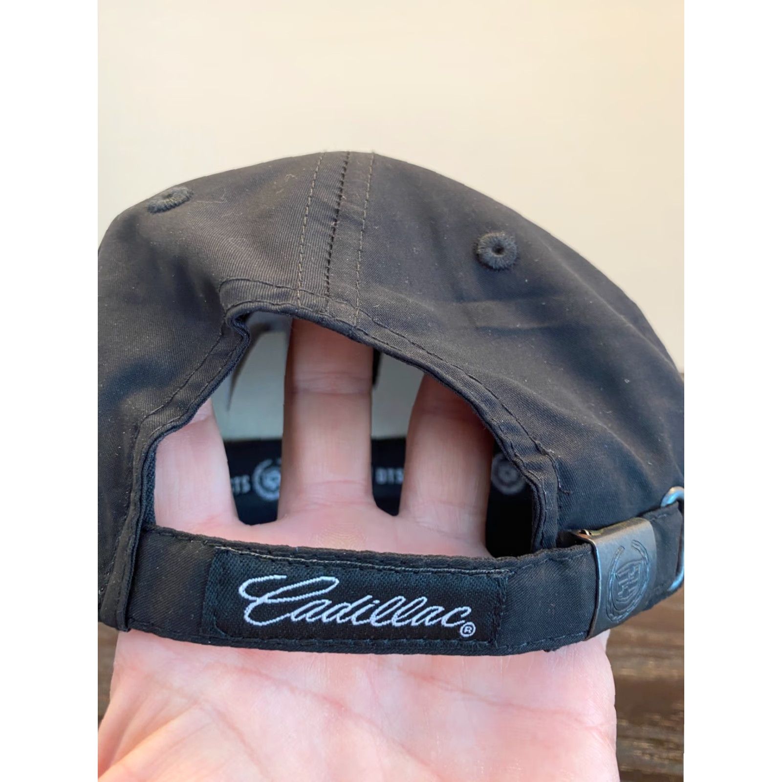 Vintage Cadillac Hat Mens One Size Black CTS Strapback Embroidered Cars Golf Hat Strapback Adjustable Lightweight Casual Golf Size ONE SIZE - 5 Thumbnail
