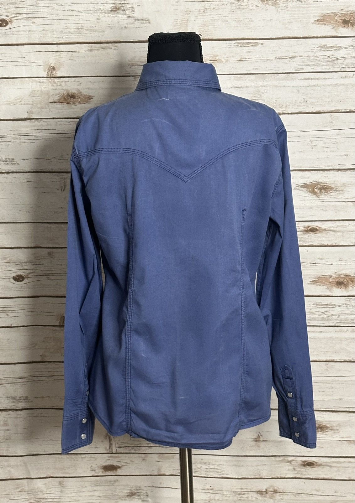 True Religion True Religion blue Western long sleeve button-up shirt Size S / US 4 / IT 40 - 6 Thumbnail