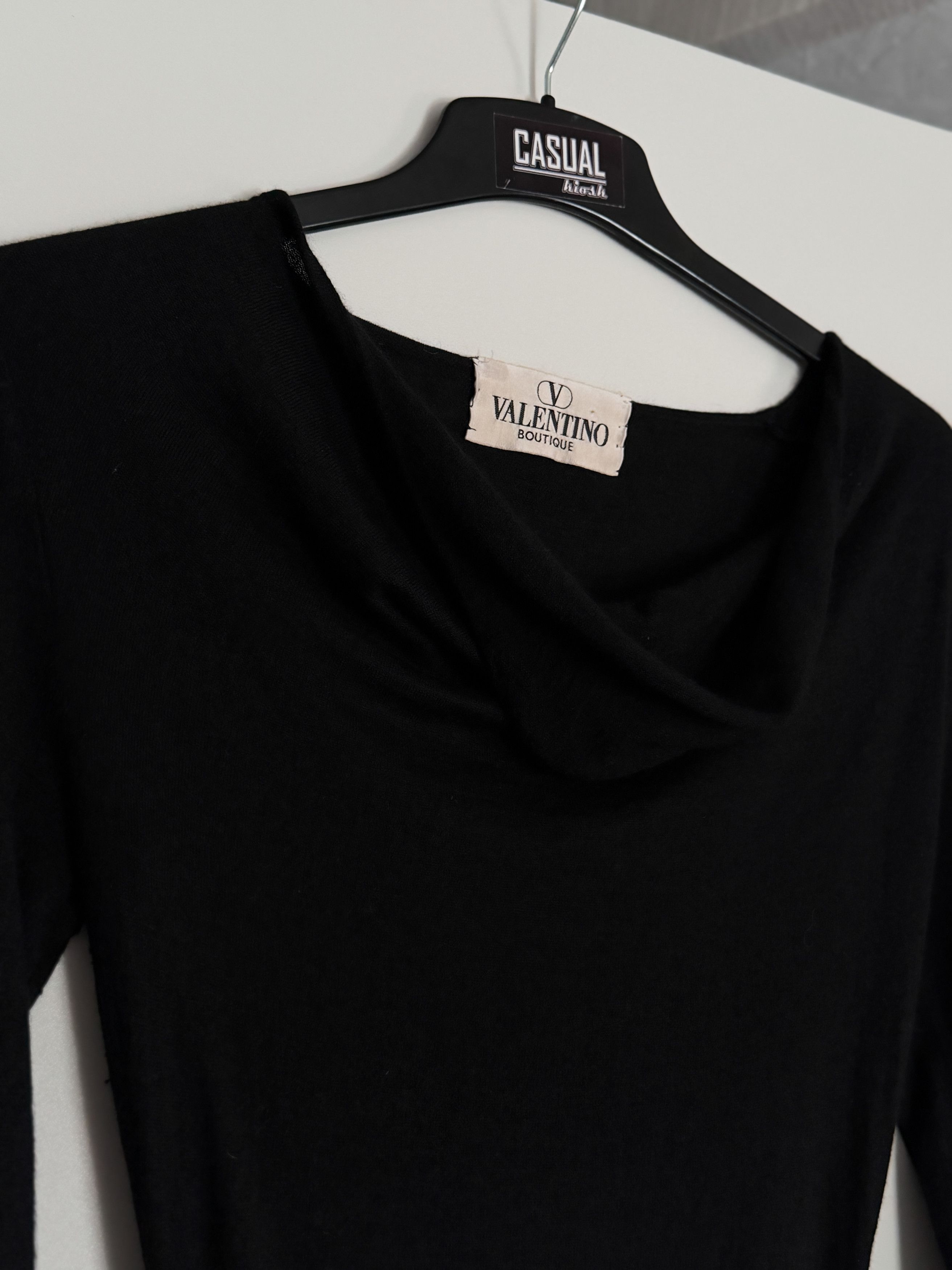 Valentino Valentino Boutique Vintage Wool Knit Dress Long Sleeve Size S / US 4 / IT 40 - 2 Thumbnail